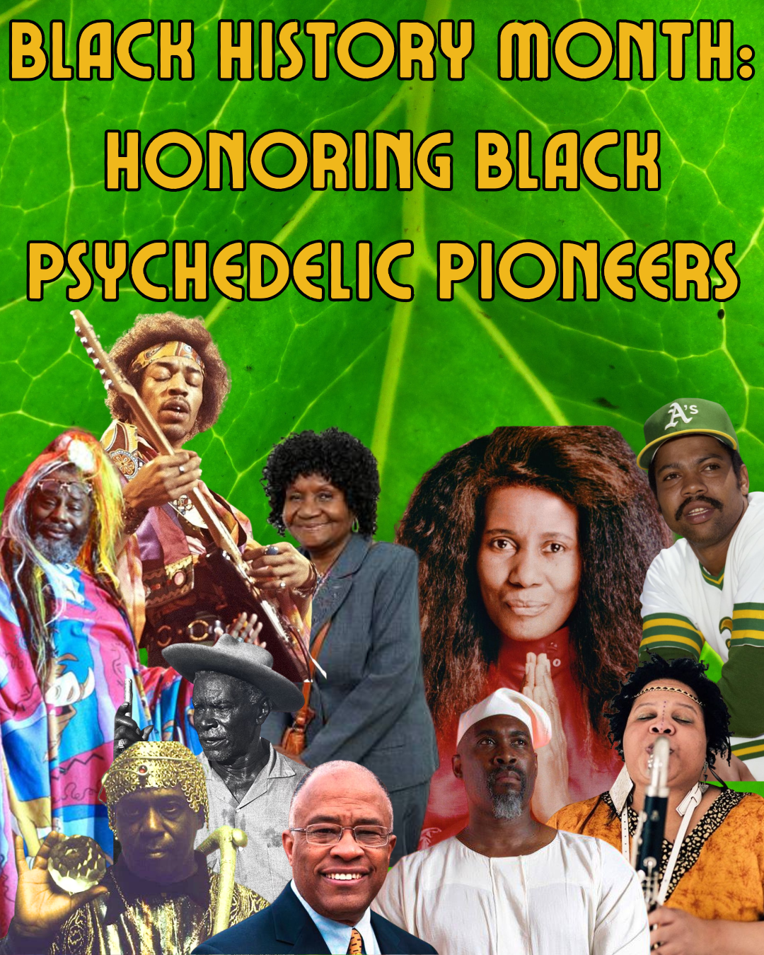 Happy Black History Month:        Celebrating 10 Black Psychedelic Pioneers