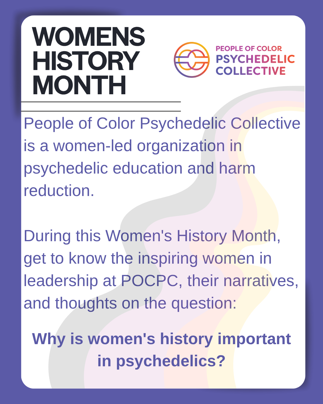 MARCH IS WOMEN’S HISTORY MONTH