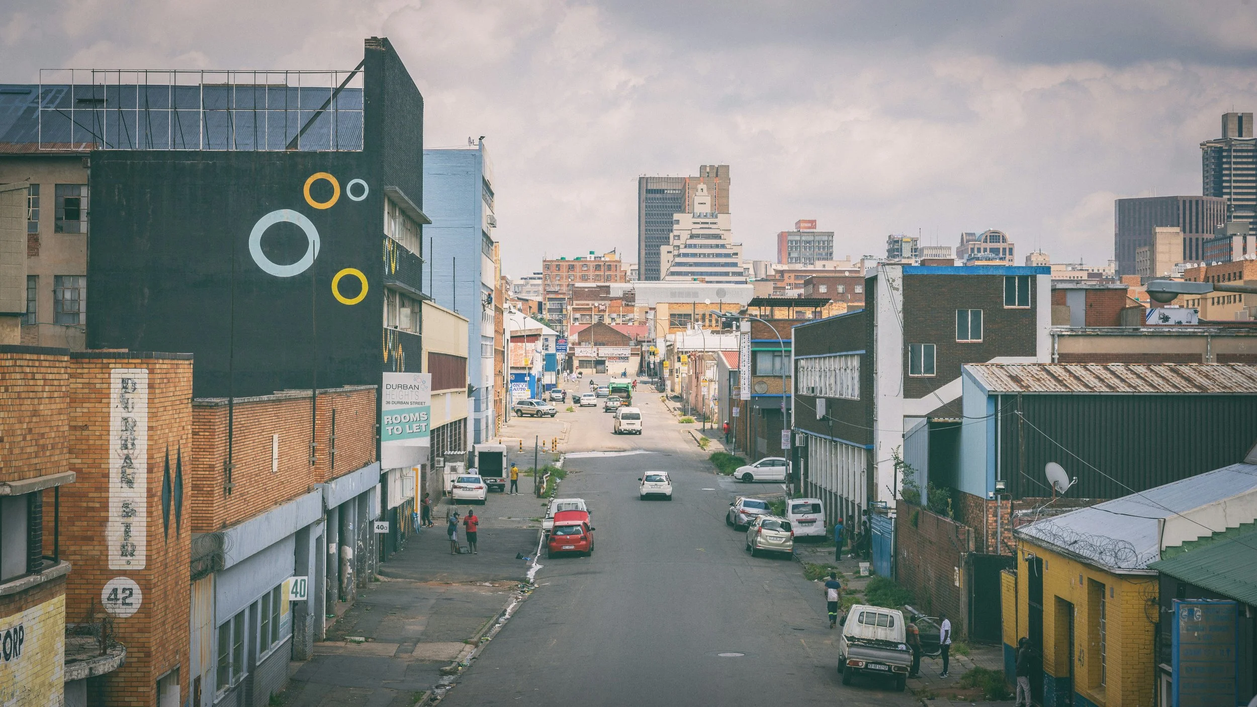 Johannesburg, South Africa. A country can be at peace while a woman living inside it is anything but safe