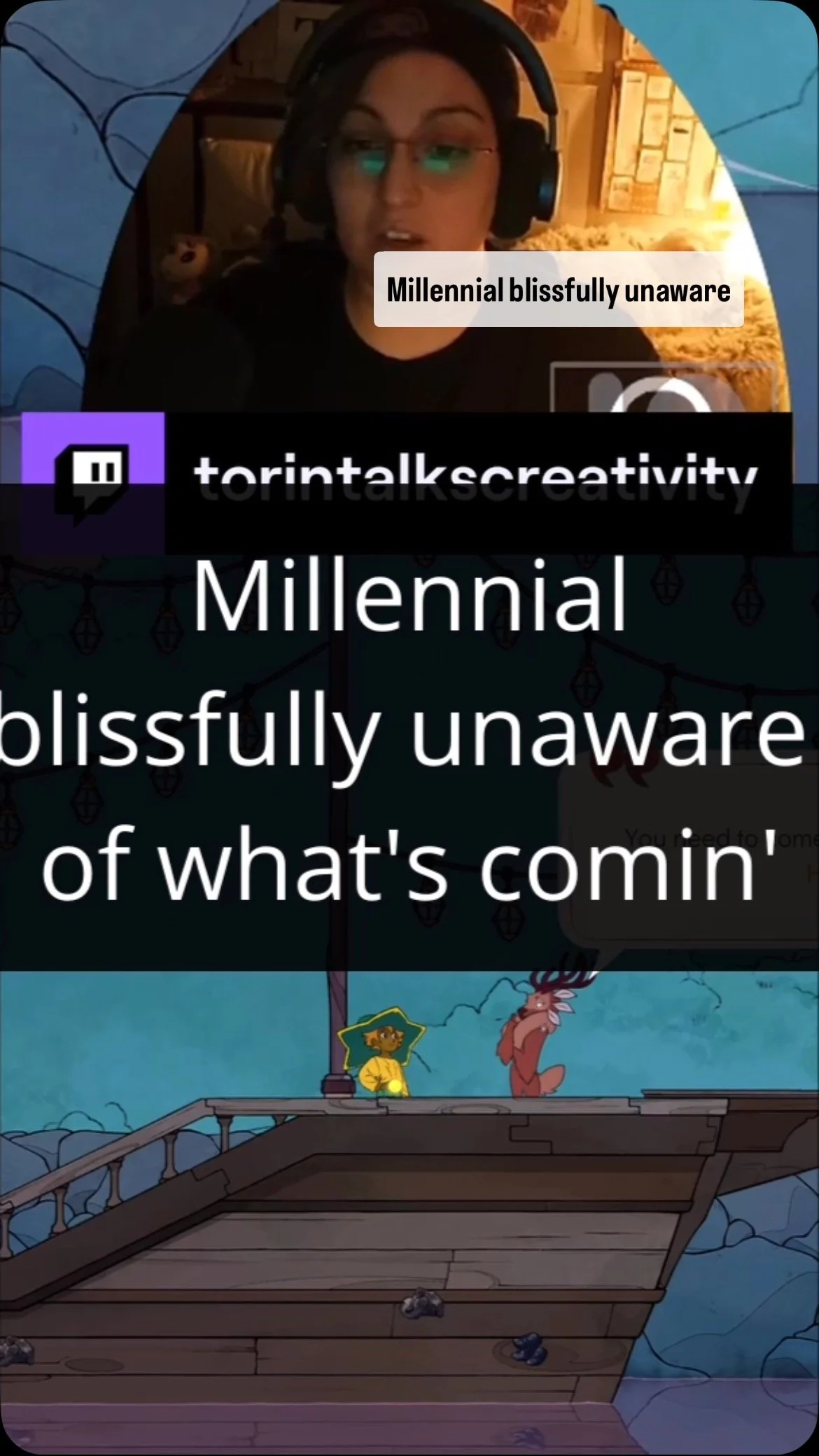 *FINALLY* it is time to start releasing this series.
Warning: BRIGHT FLASH and lots of crying.
Here is a small snippet of a series I started last year, Elder Millennial Plays “New” Games. โค๏ธ๐งก๐.
It’s a series where I play new