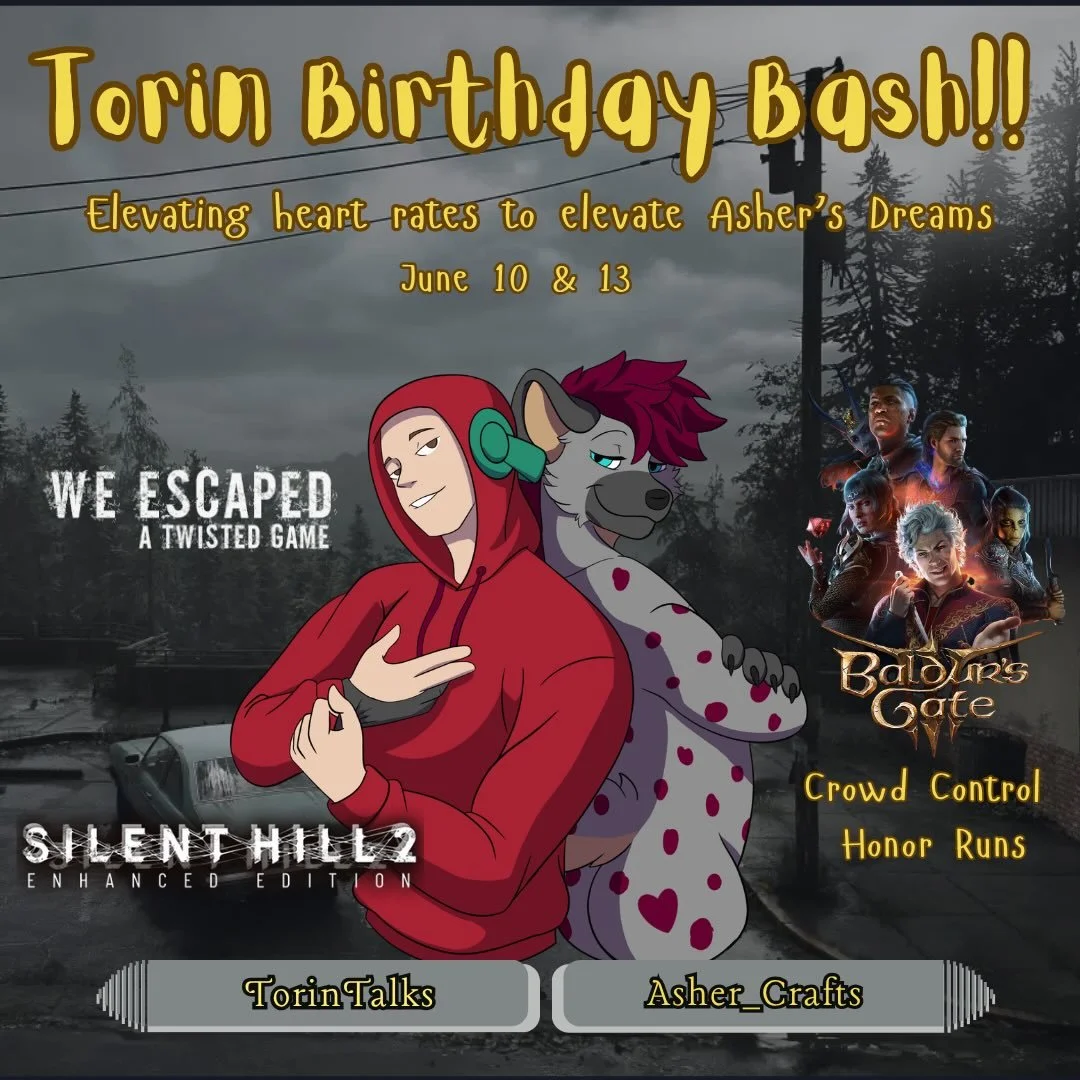 For the first(and only) time ever, in my almost 6 years of streaming on Twitch, I will be playing a scary game 🥺

NEXT WEEK for my Birfday, I wanna&rsquo; spend a good portion of it helping and what better way to do that, than helping a beloved Twit