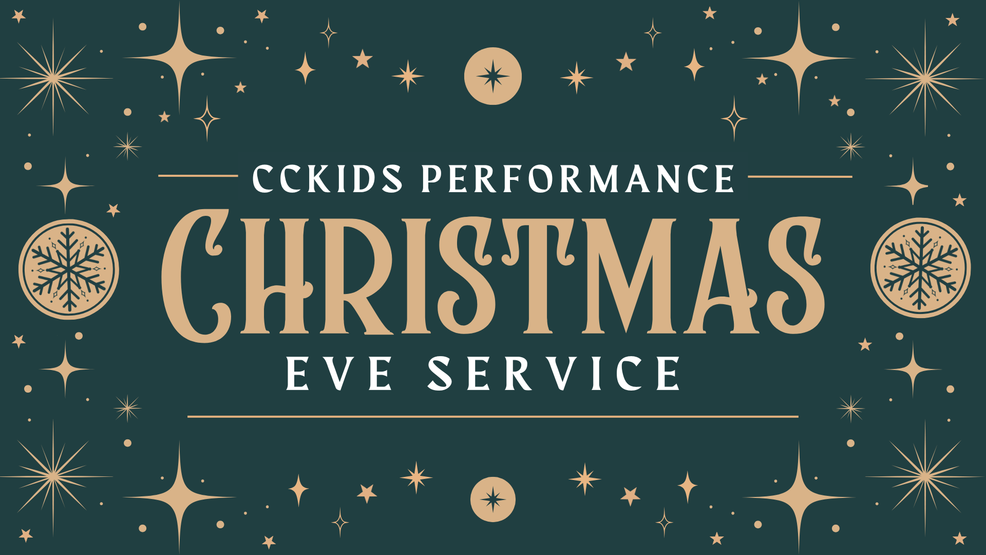 CCKids Christmas Eve Performance