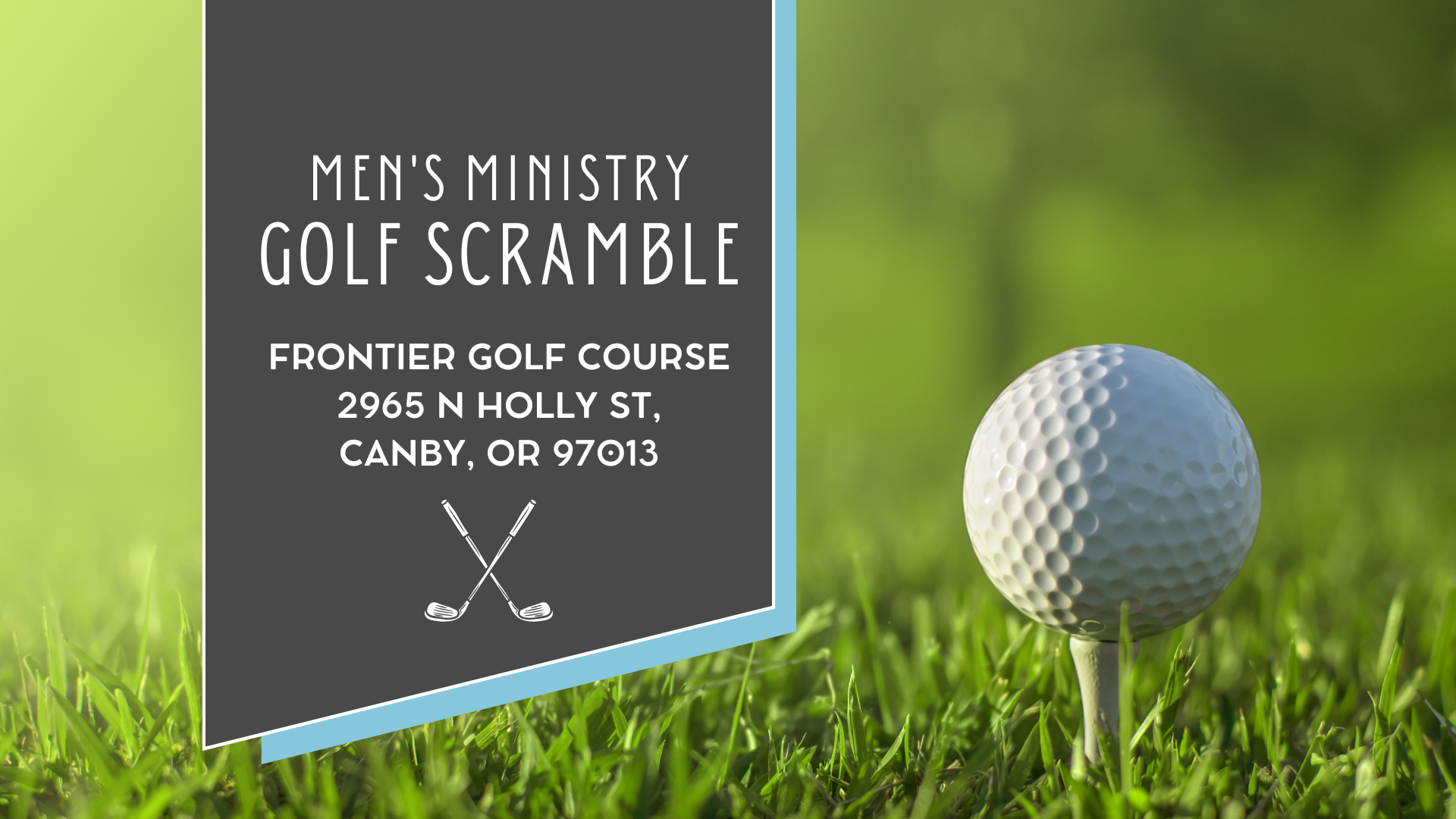 Men's Golf Scramble
