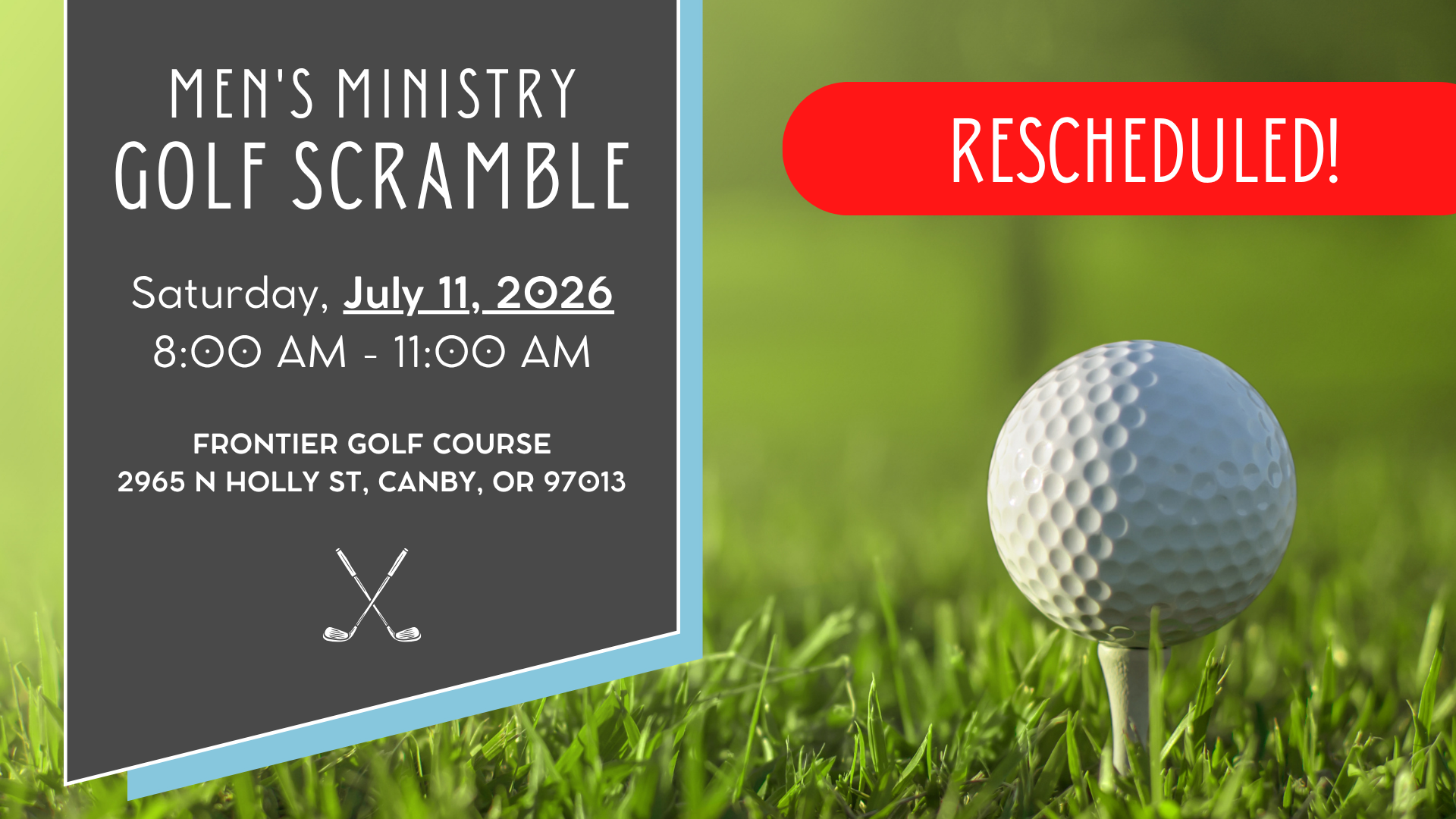 Men's Golf Scramble