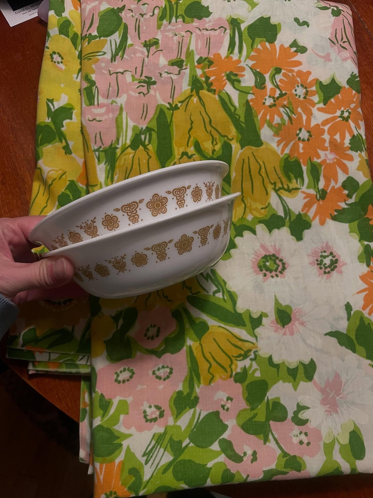 Turning my thrift finds into one of a kind home decor.  I saw these vintage sheets from the next aisle over, but I wasn&rsquo;t risking someone else seeing them before I made my way around, so I reached through to snag them. Now I have a one of a kin