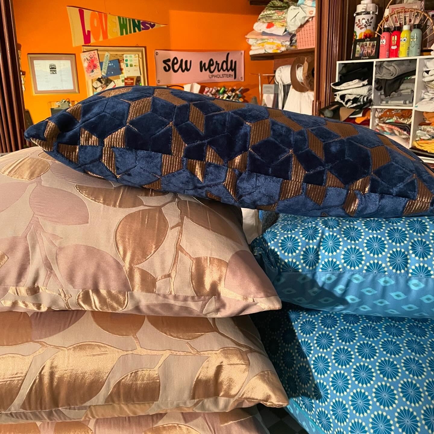 I love it when I&rsquo;ve got a pile of pillows ready for delivery.