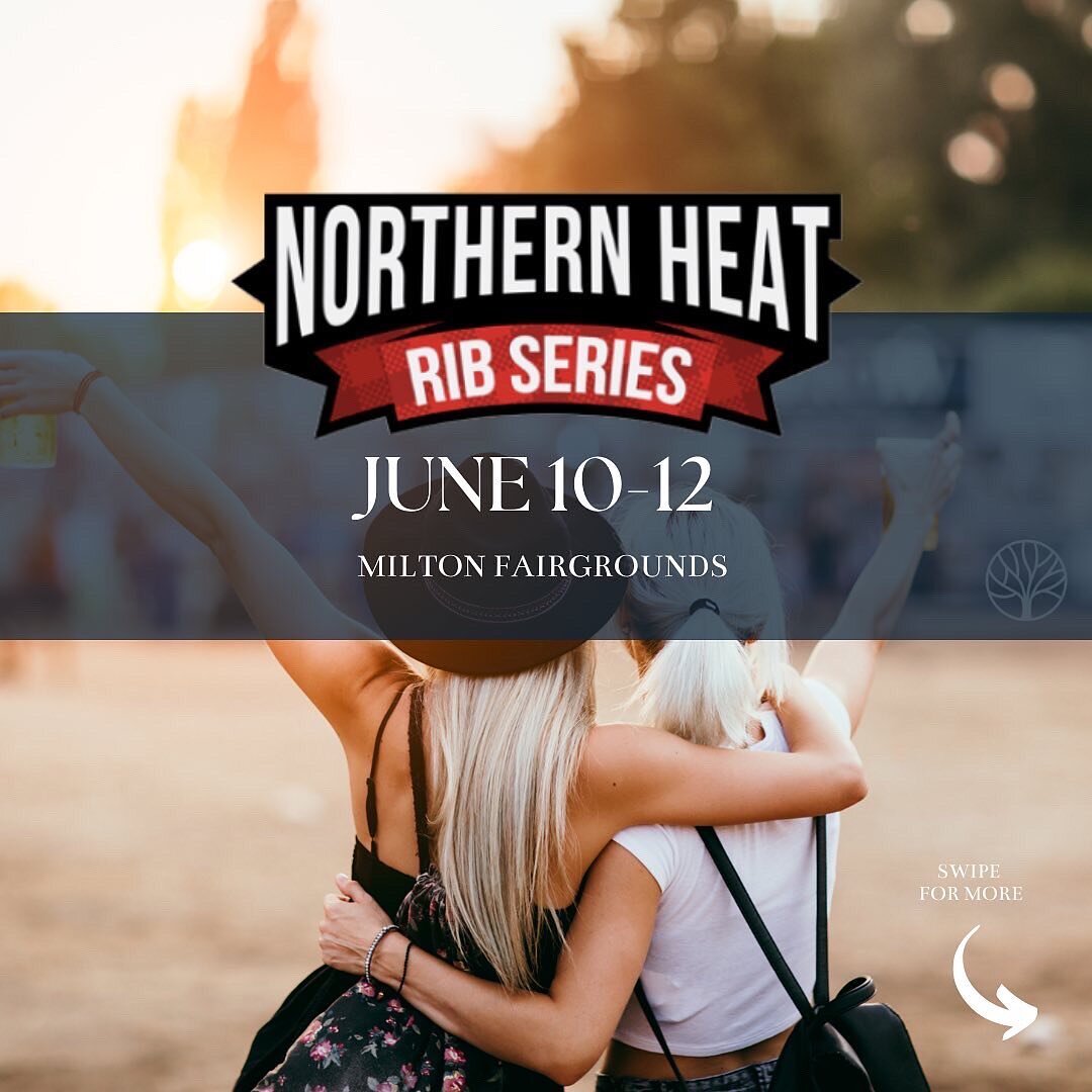 🔥 Calling All RIB LOVERS &hellip; &amp; Beer Too! 

It&rsquo;s time to get your RIB on at the Northern Heat Rib &amp; Beer Festival! 🔥 

Friday June 10th - Sunday June 12th

Live entertainment 
Ribs &amp; Beer 🍻 
What more could you want?! 

Be su