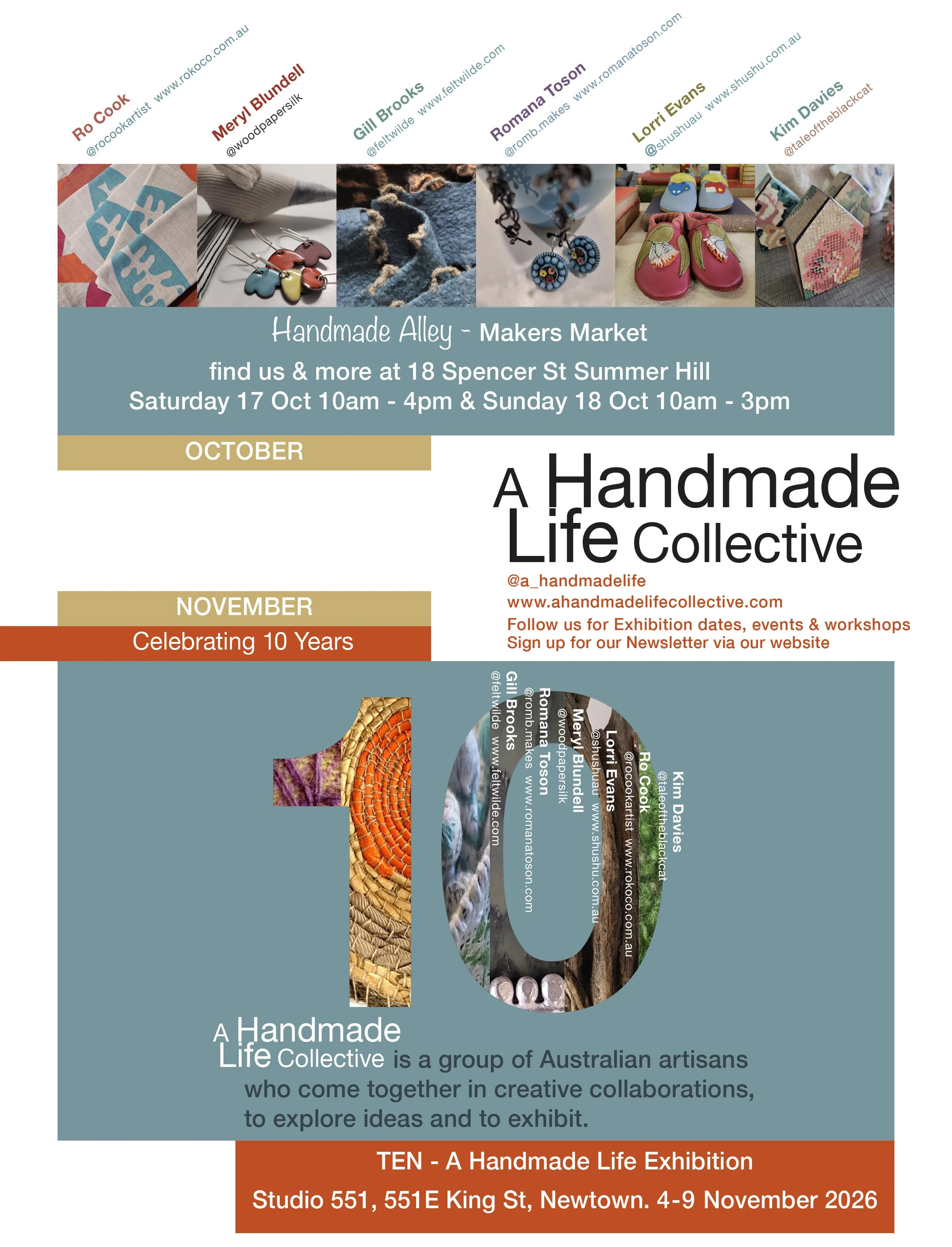 SYDNEY CRAFT WEEK Handmade Alley -  Makers Market