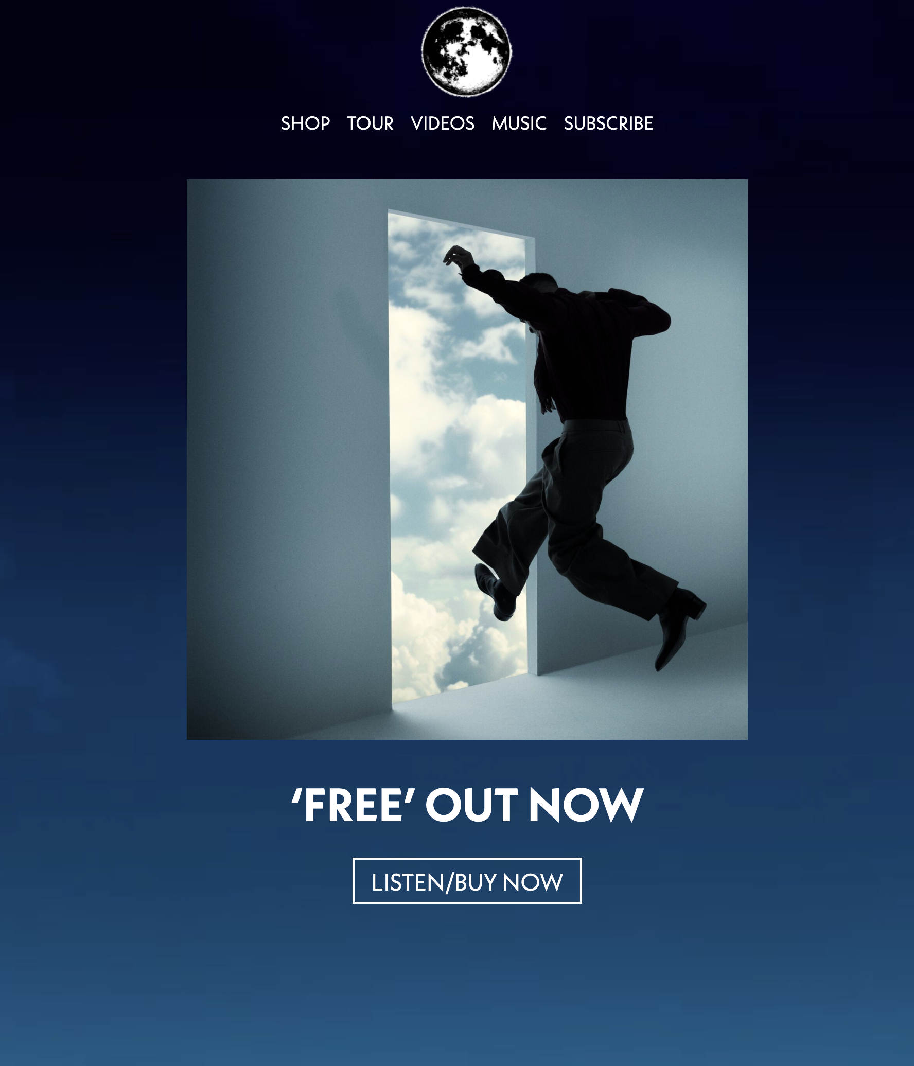 Website background for Kid Cudi