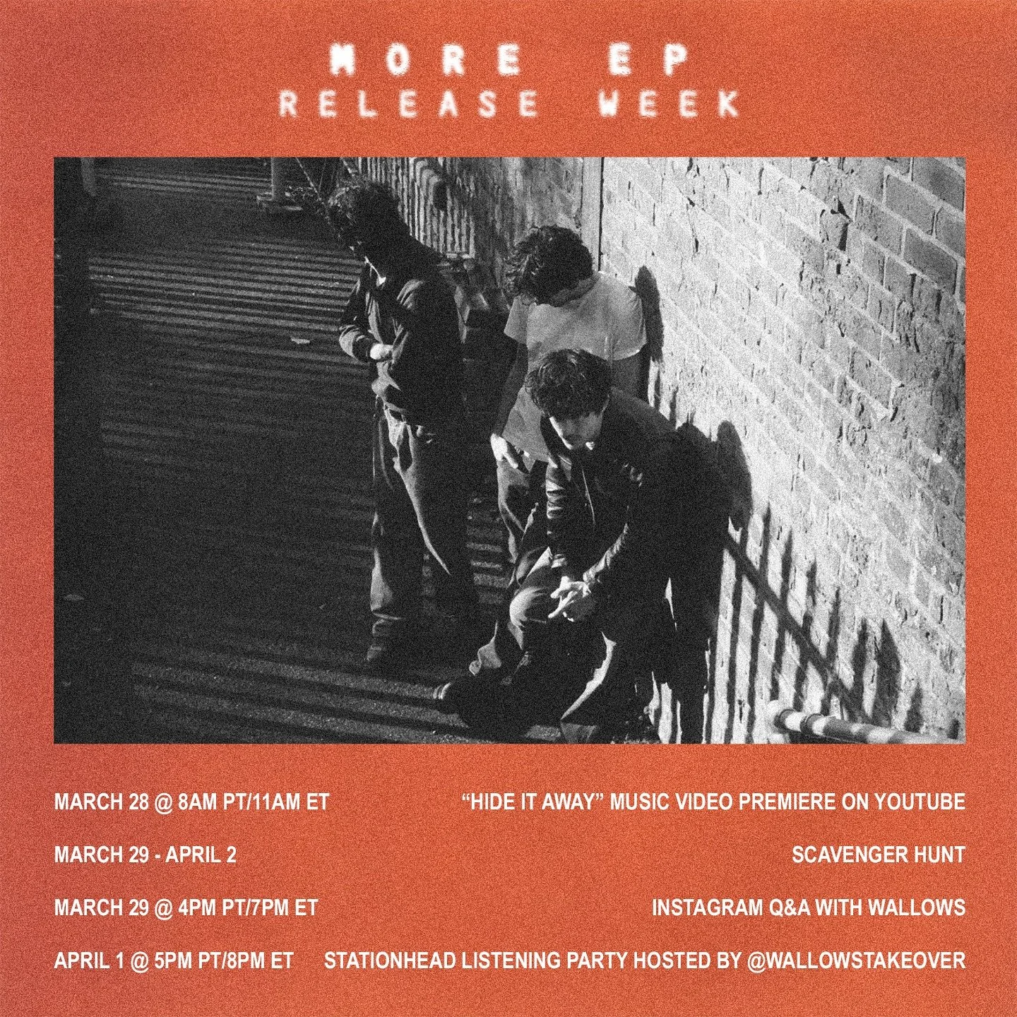 'More EP' release post / @wallowsinfo on IG