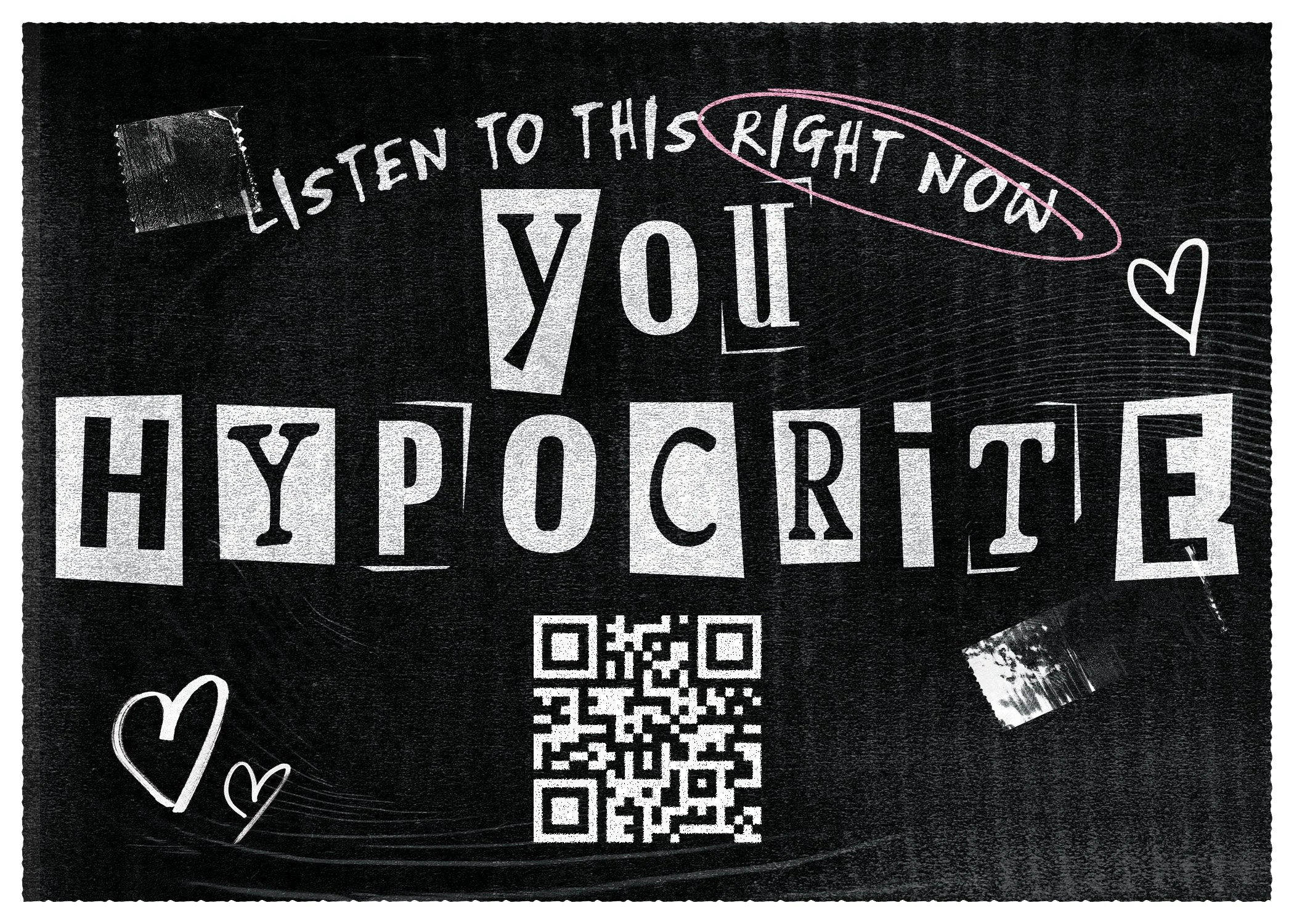 Daisy Grenade "Hypocrite" Postcard