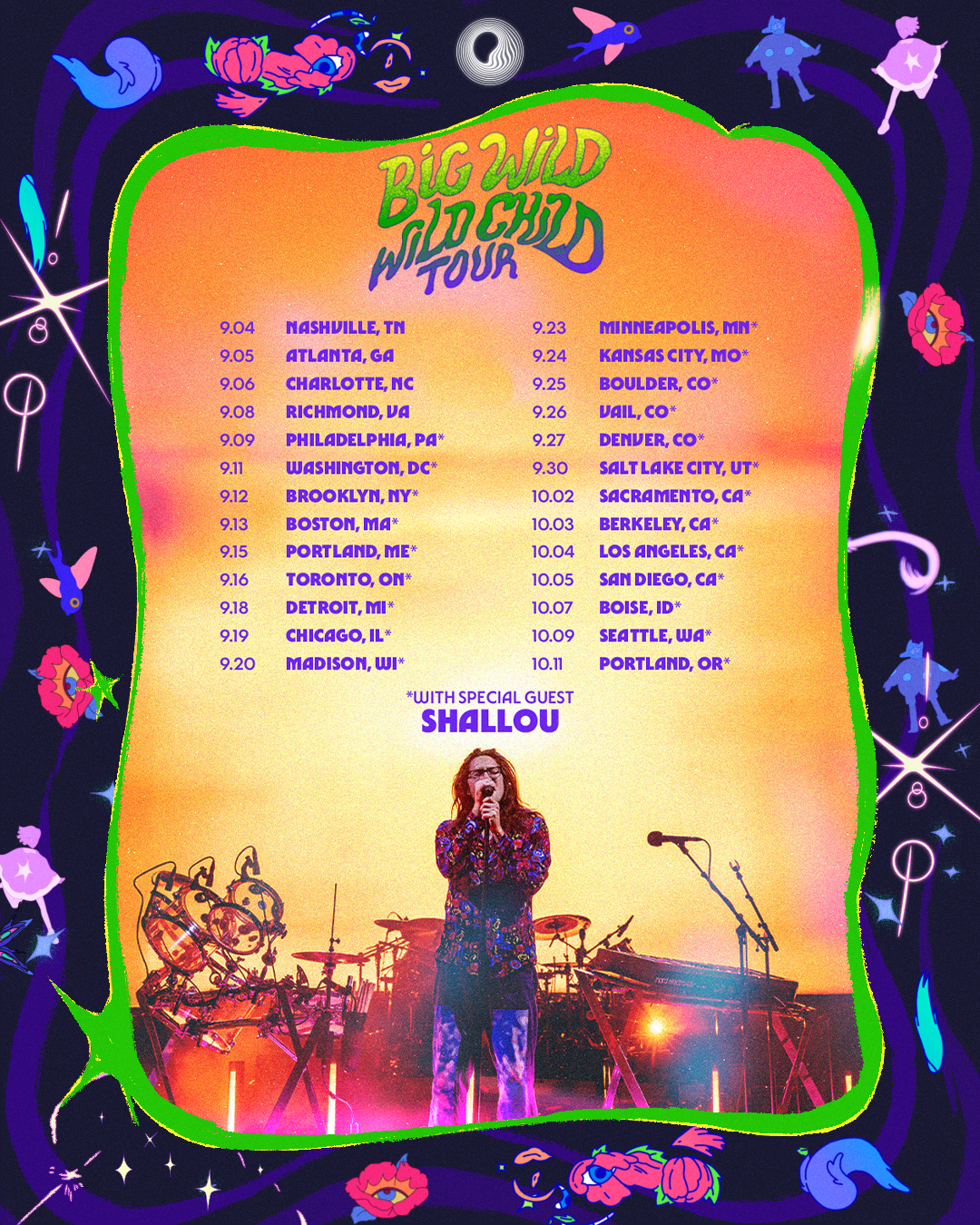 Admat for Wild Child Tour (multiple sizes)