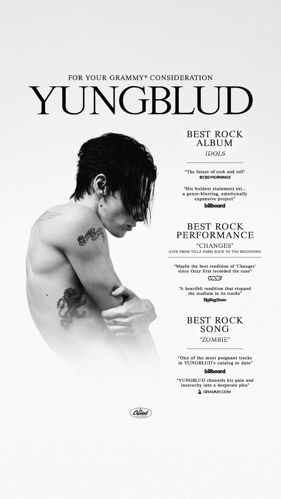 Yungblud FYC GRAMMY Poster