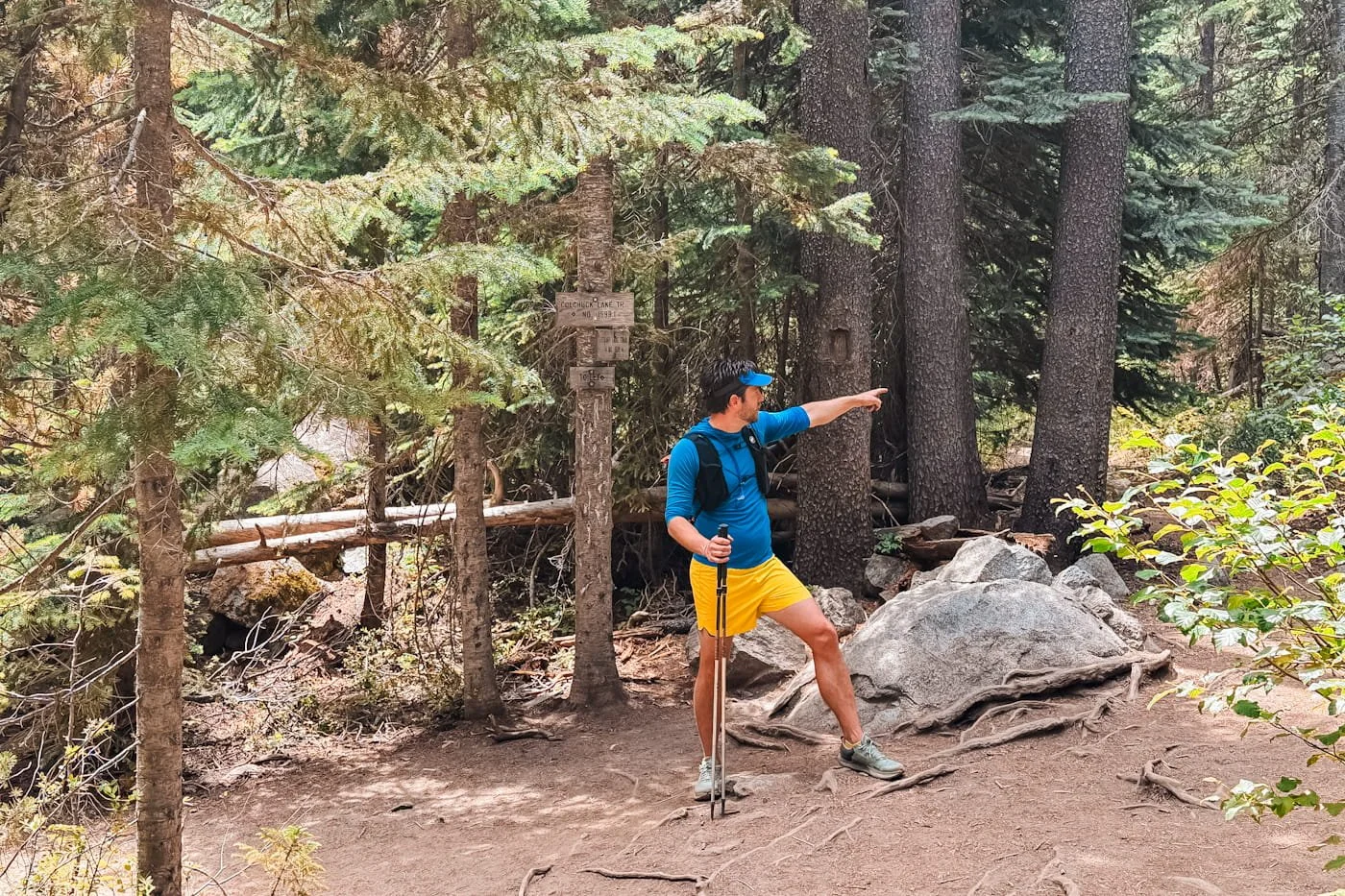 Colchuck lake juction to lake stuart along the lake stuart trail