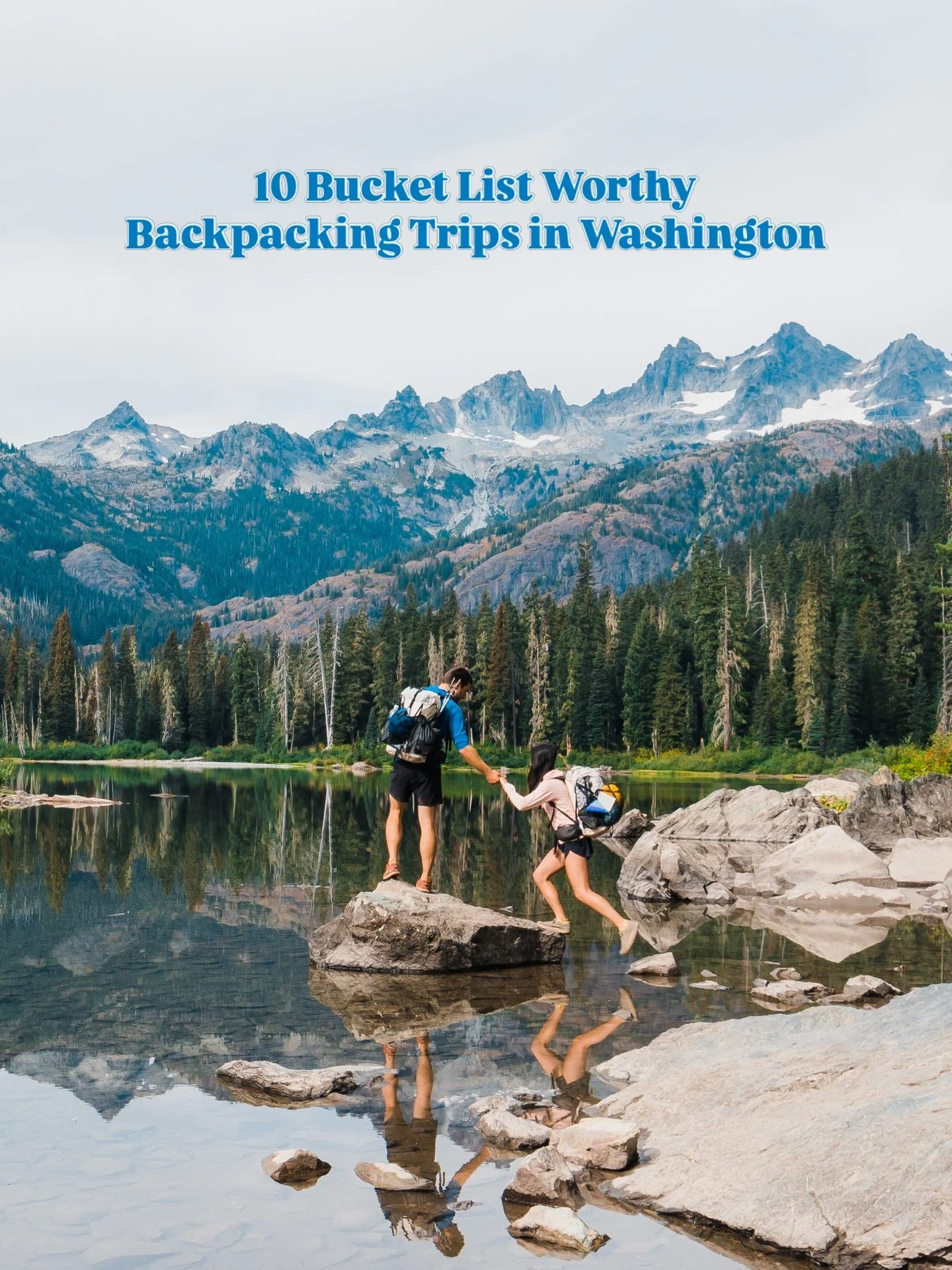 The BEST backpacking trips in Washington ⤵️

If you&rsquo;re planning to backpack in Washington state this summer, add these overnights to your bucket list. 

⛺️ SEND this to the person you want to backpack with!

As a Washington local, I&rsquo;ve do