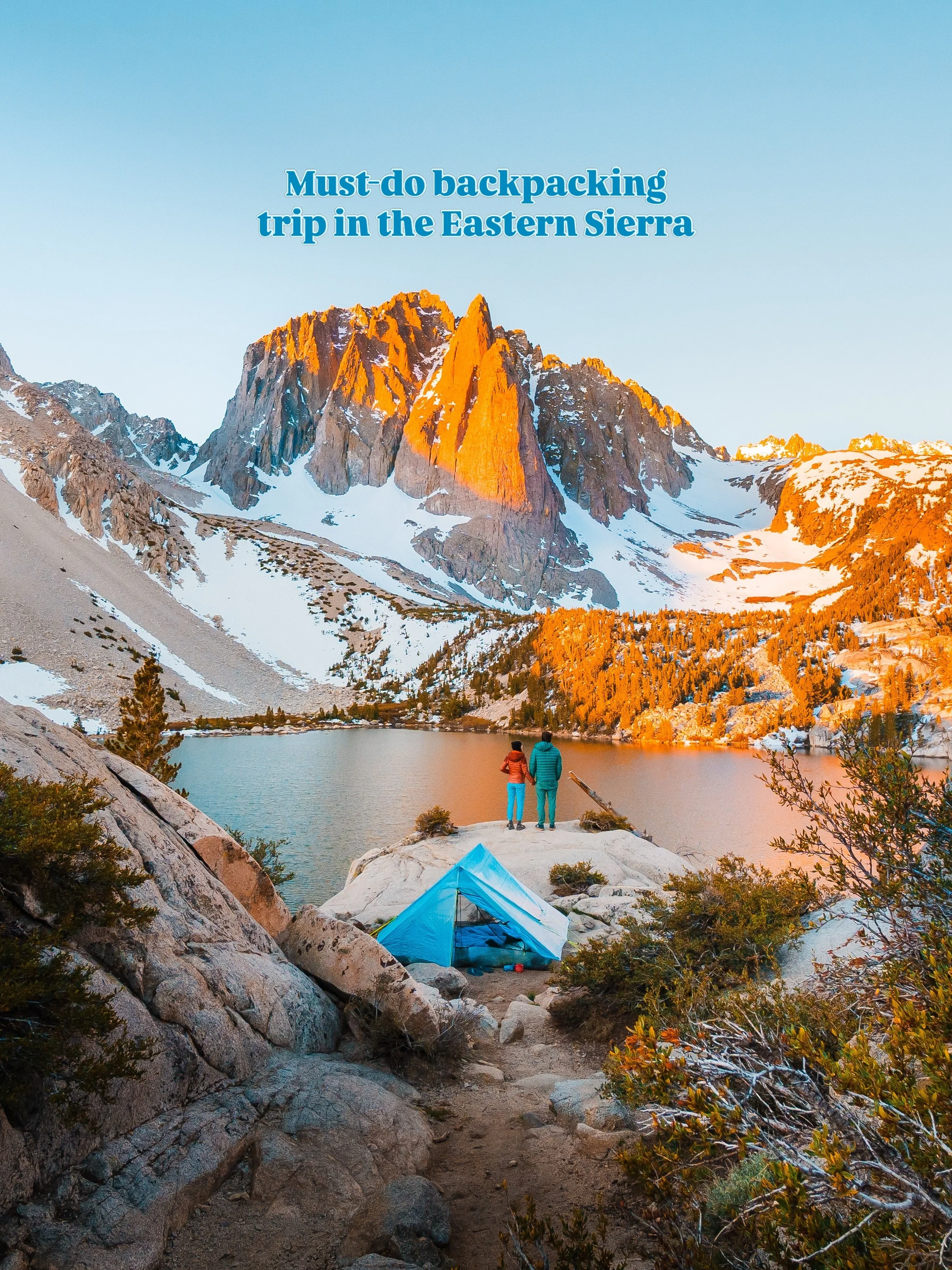 Backpacking Big Pine Lakes ⤵️

Of all the hikes we&rsquo;ve done in the Eastern Sierra, this will forever be a favorite. 

✨ SEND this to the person you want to hike here with!

🥾 Big Pine Lakes can be done as a day hike, the first time I hiked it, 