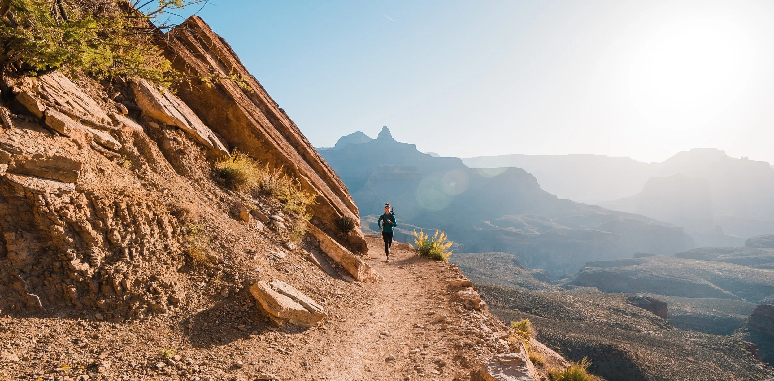 running on the south kaibab trail