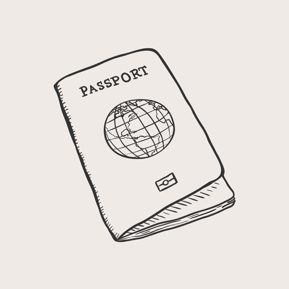 an icon of a passport