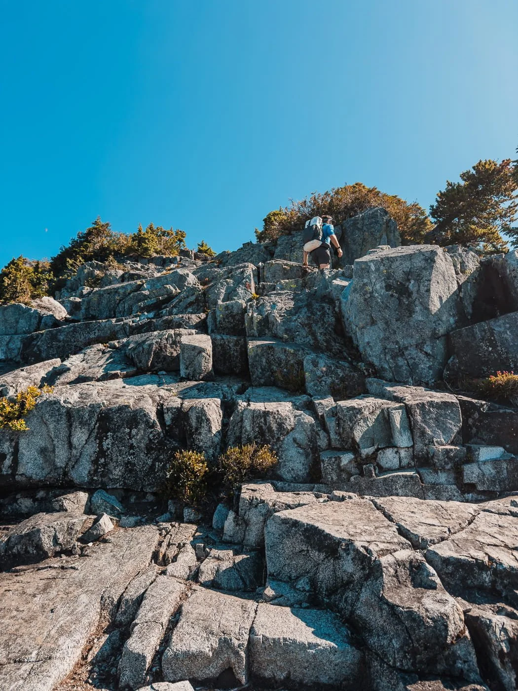 Rock slabs along Howe Sound Crest Trail