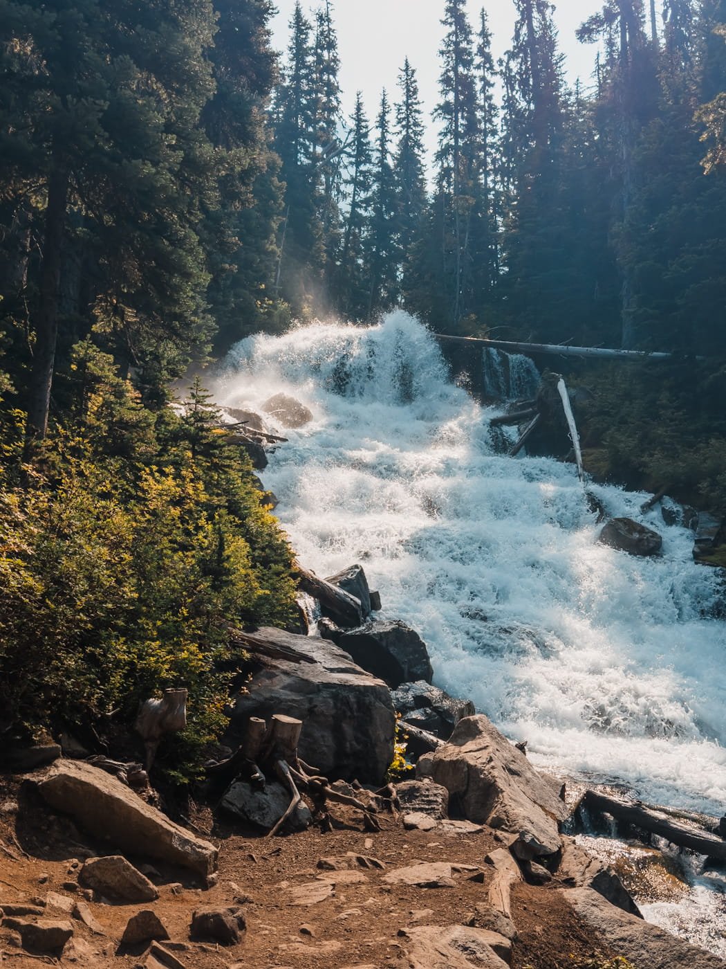 Holloway Falls near upper Joffre Lake