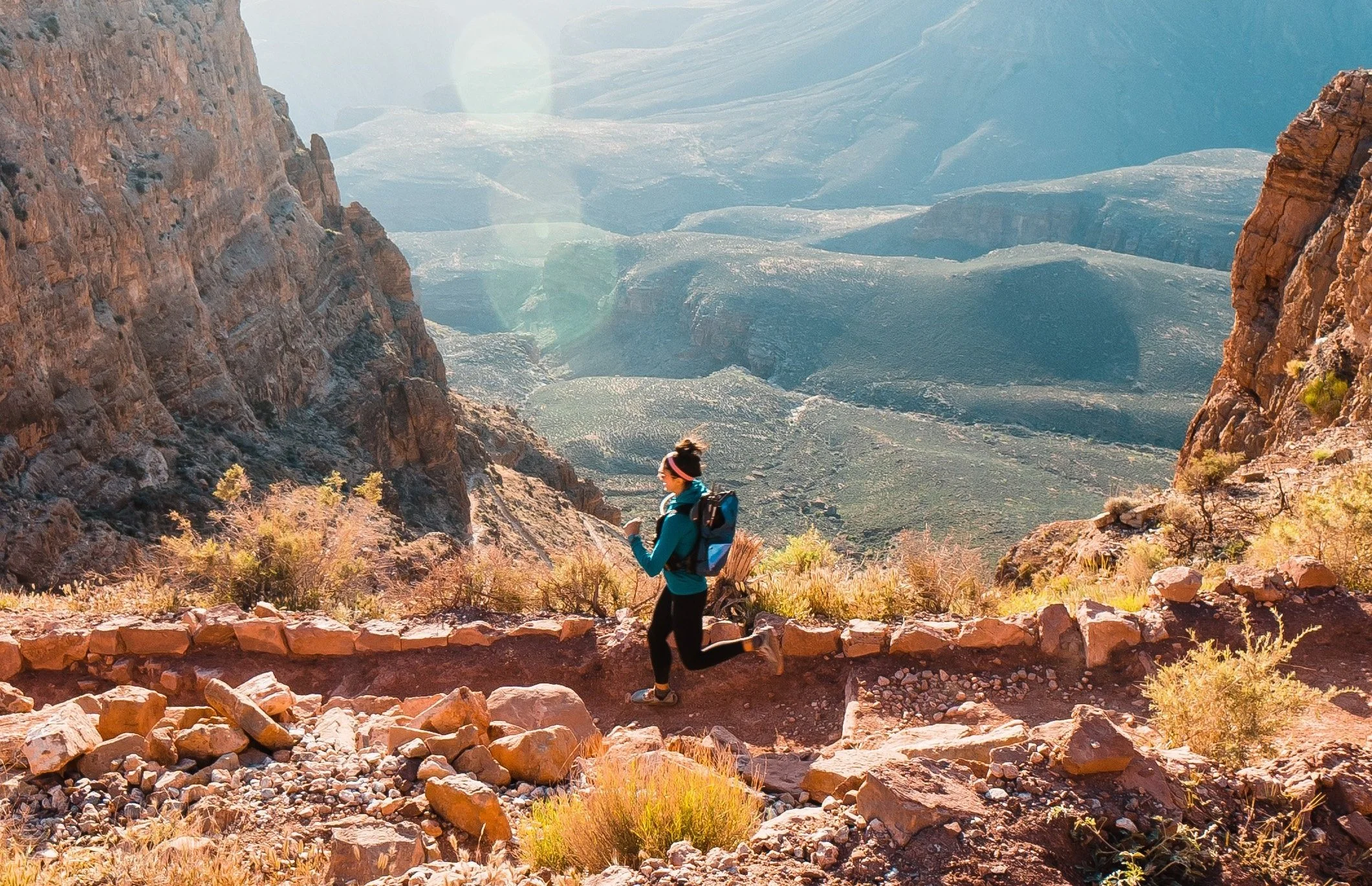 running the grand canyon