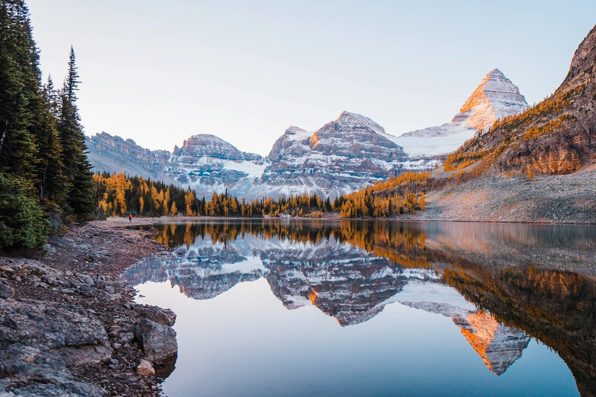 Sunrise at Sunburst Lake