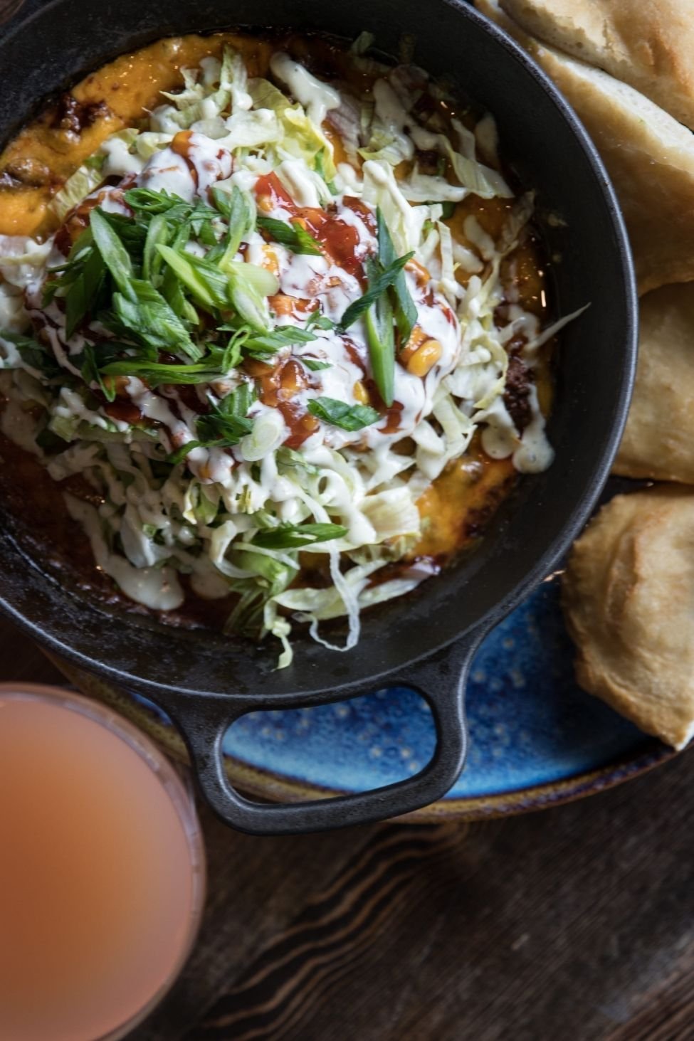 Food from PARK Distillery Restaurant + Bar