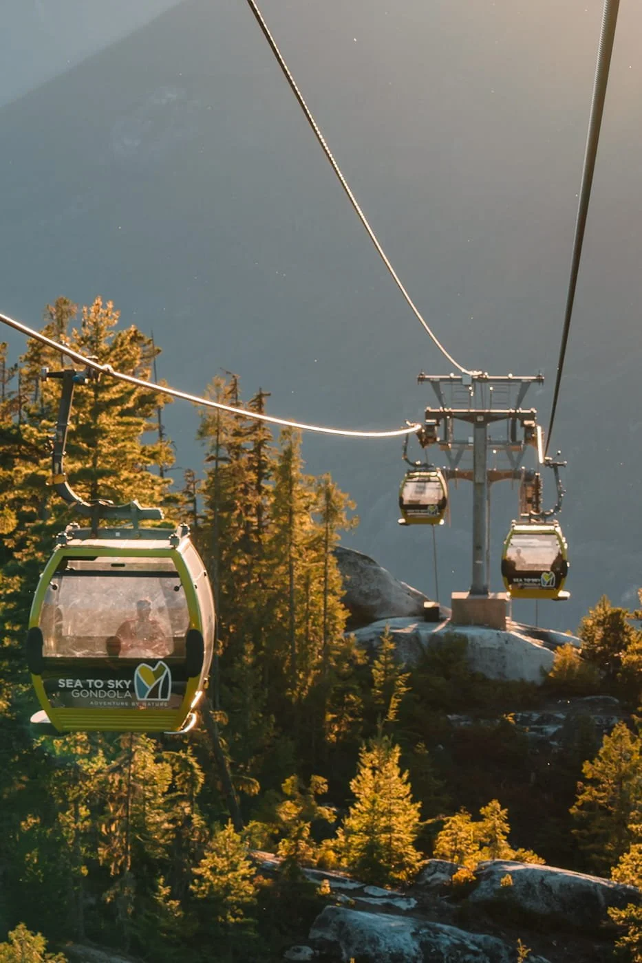 Sea to Sky Gondolas at sunset
