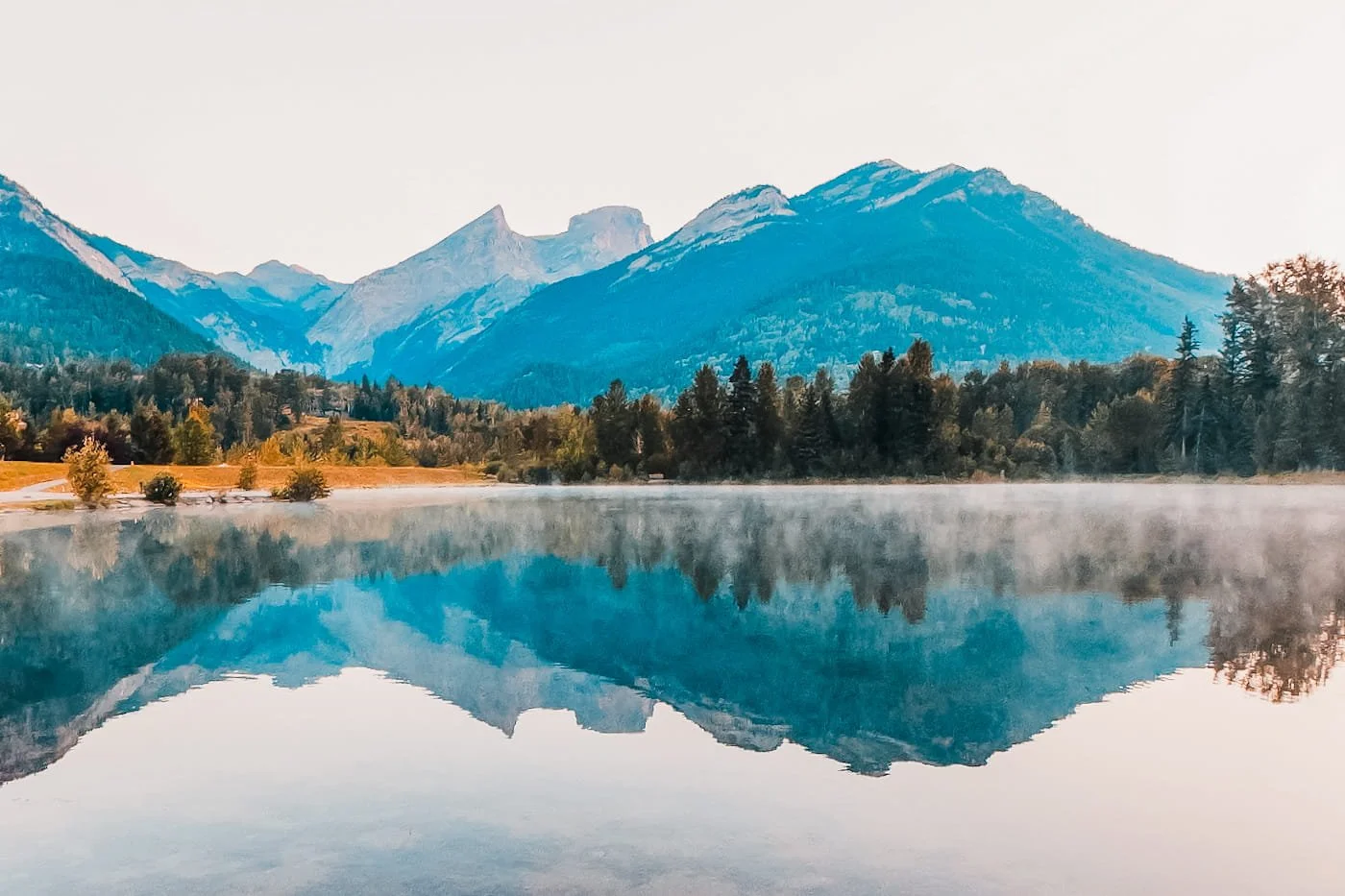 Morning along Lake Maiden in Fernie, BC