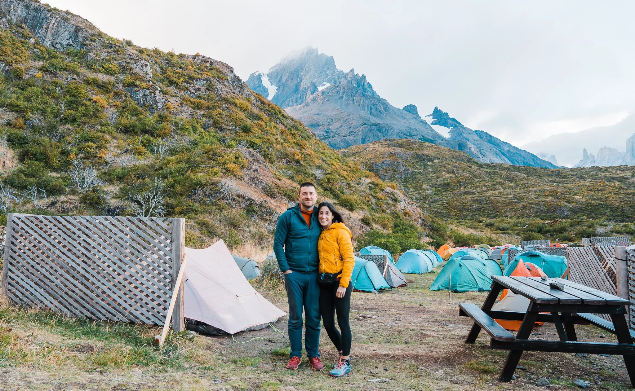 camping at paine grande
