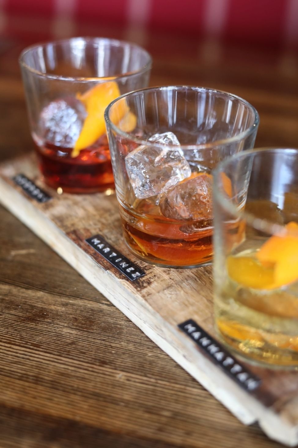 Cocktail taster from PARK Distillery Restaurant + Bar