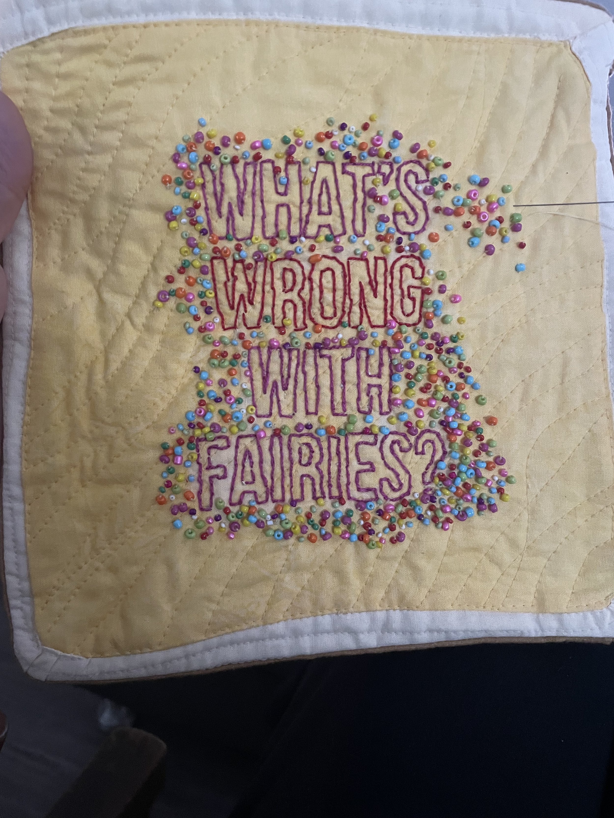 What's wrong with fairies - in progress 2 beading