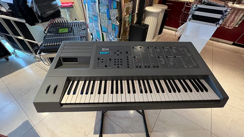 E-mu Systems Emulator-III. Previously owned by Casey Young. Hashmoder (Omar Hash) (Omar Hashim)