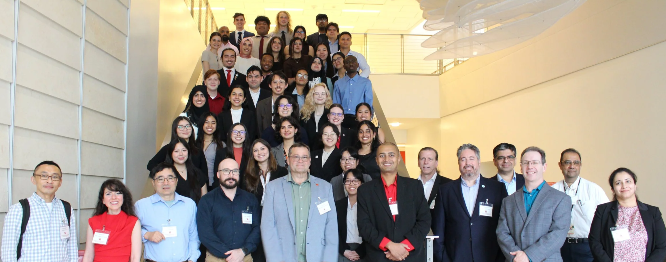Biomedical Engineering Undergraduate Capstone Project Groups, Faculty, and Presenters at 2026 BME Day at the University of Houston (April 24, 2026).