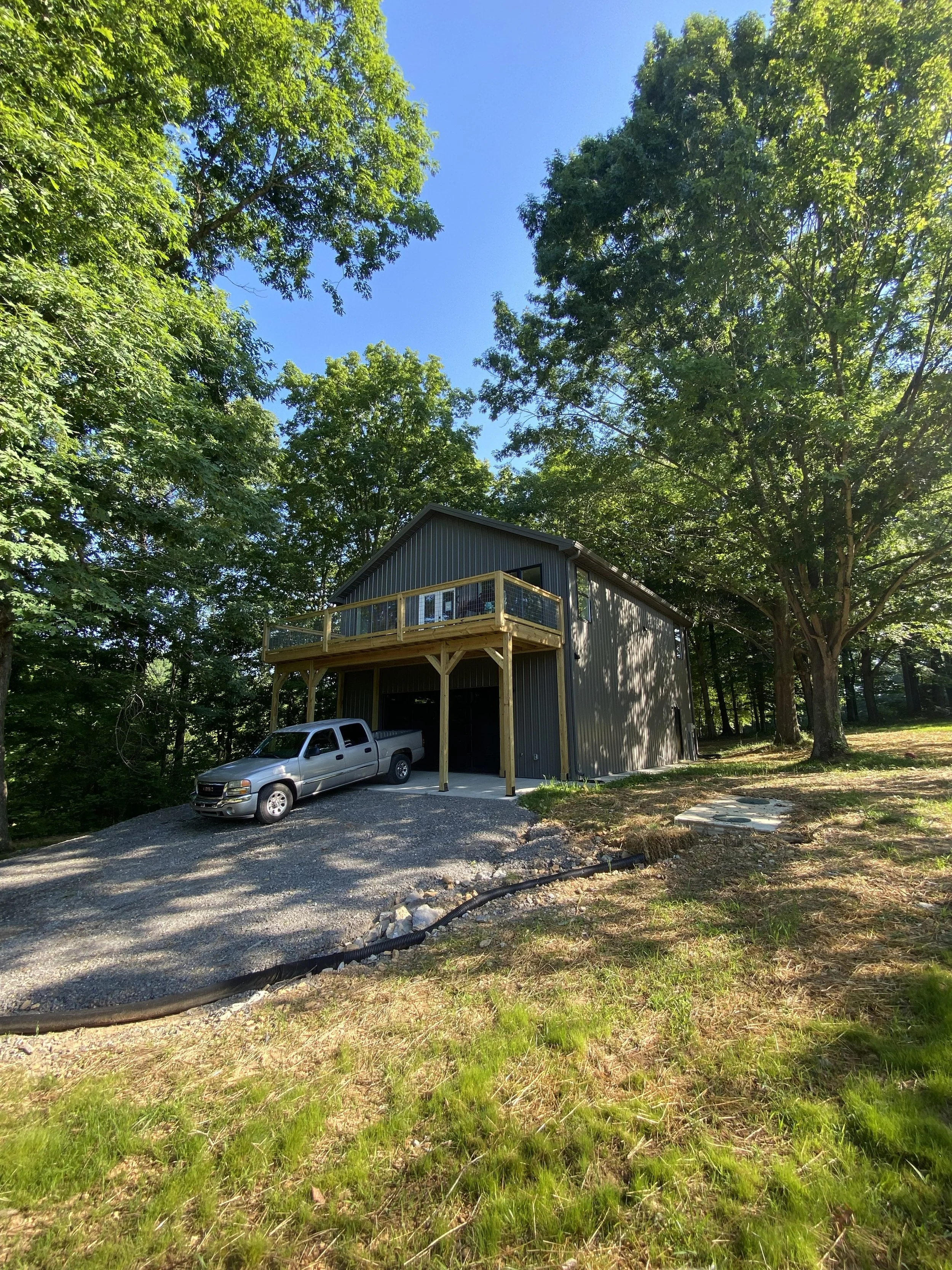 The compeleted home before moving in.