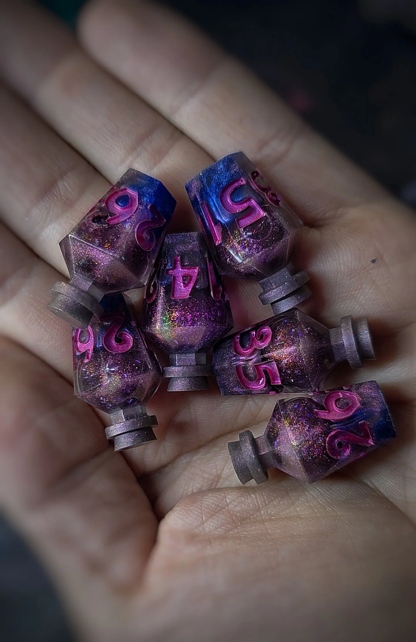 (Liquid Core) 6Pc. D6 Potion Set