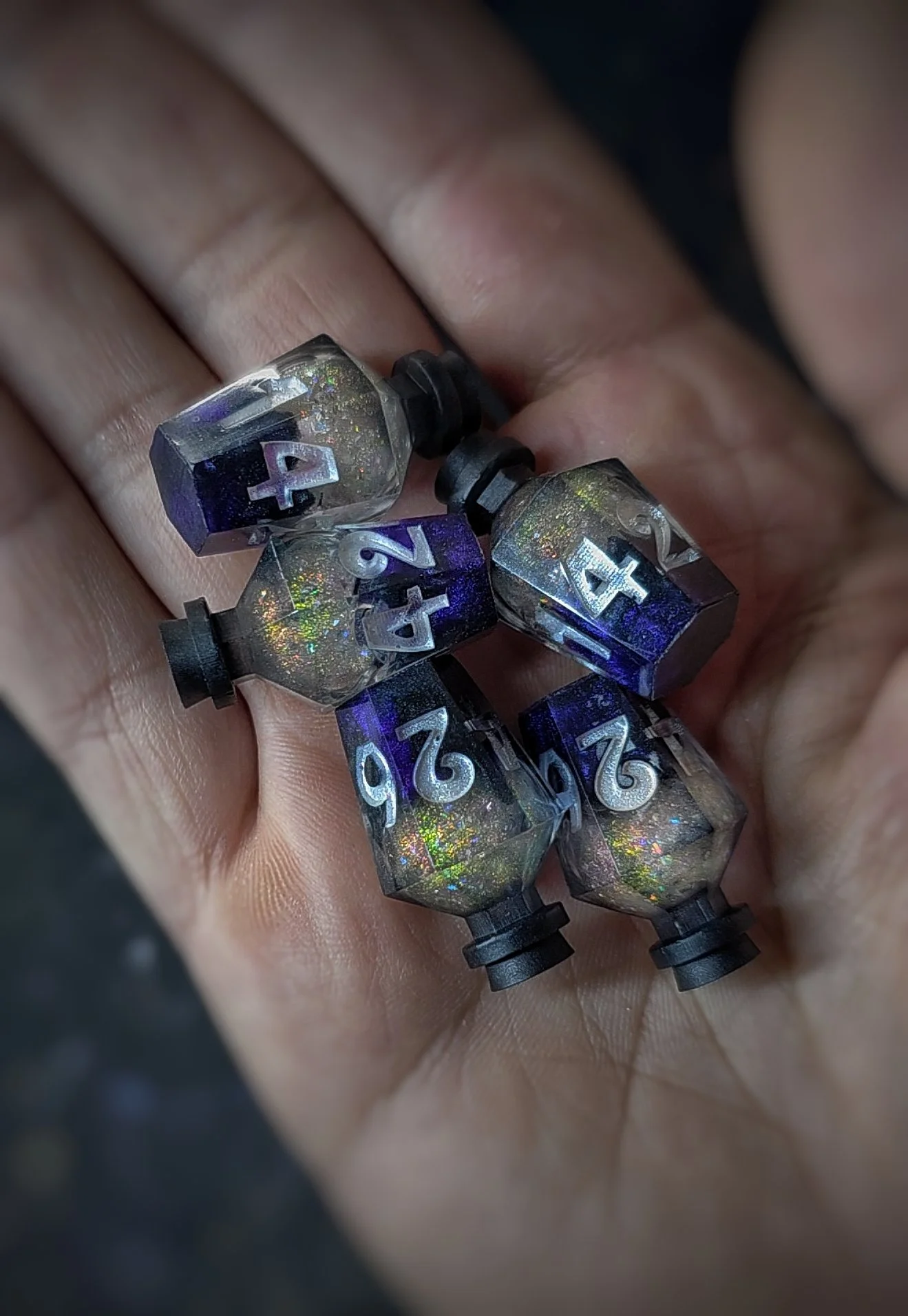 (Liquid Core) 6Pc. D6 Potion Set