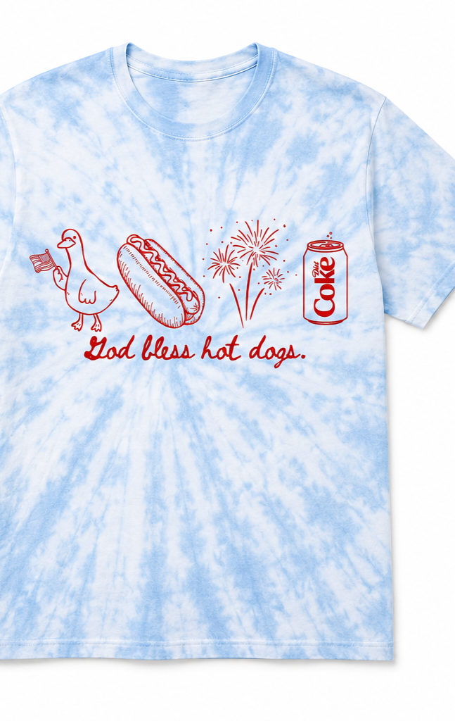 PRE-ORDER God Bless Hotdogs Adult Tee