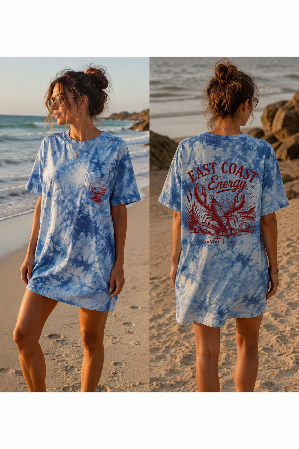 East Coast Energy Tee Dresses