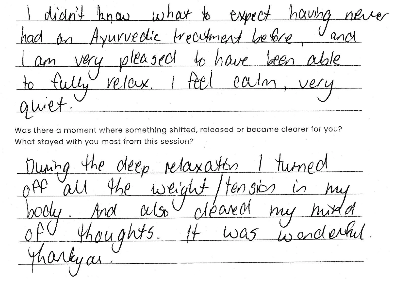 menopause relief therapy feedback