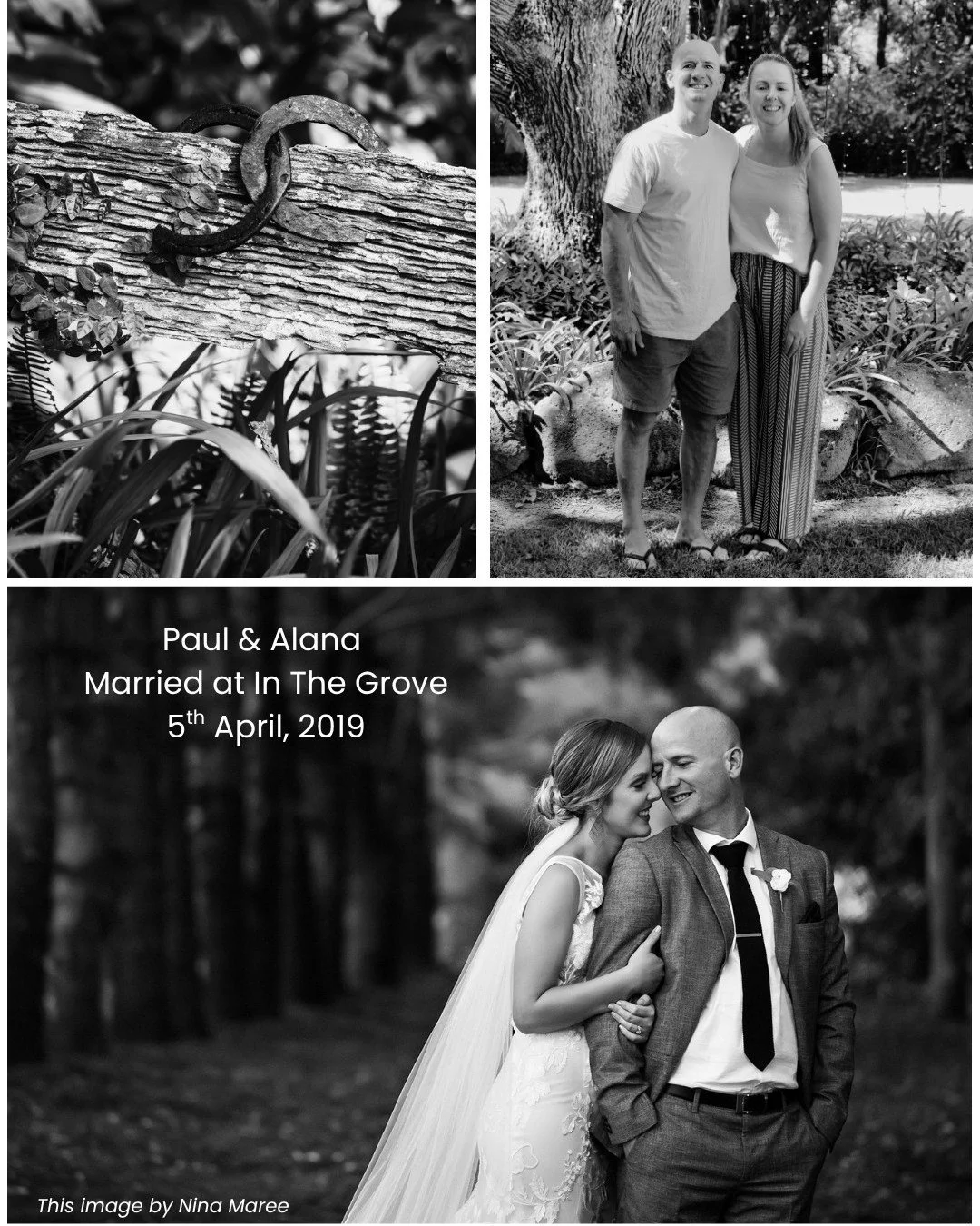 ✨ Then &amp; now 🤍
Paul &amp; Alana were married with us in April 2019 and recently popped back in for a visit while they were in town 🌿
There&rsquo;s something really special about seeing our couples return, not just for their wedding day, but yea