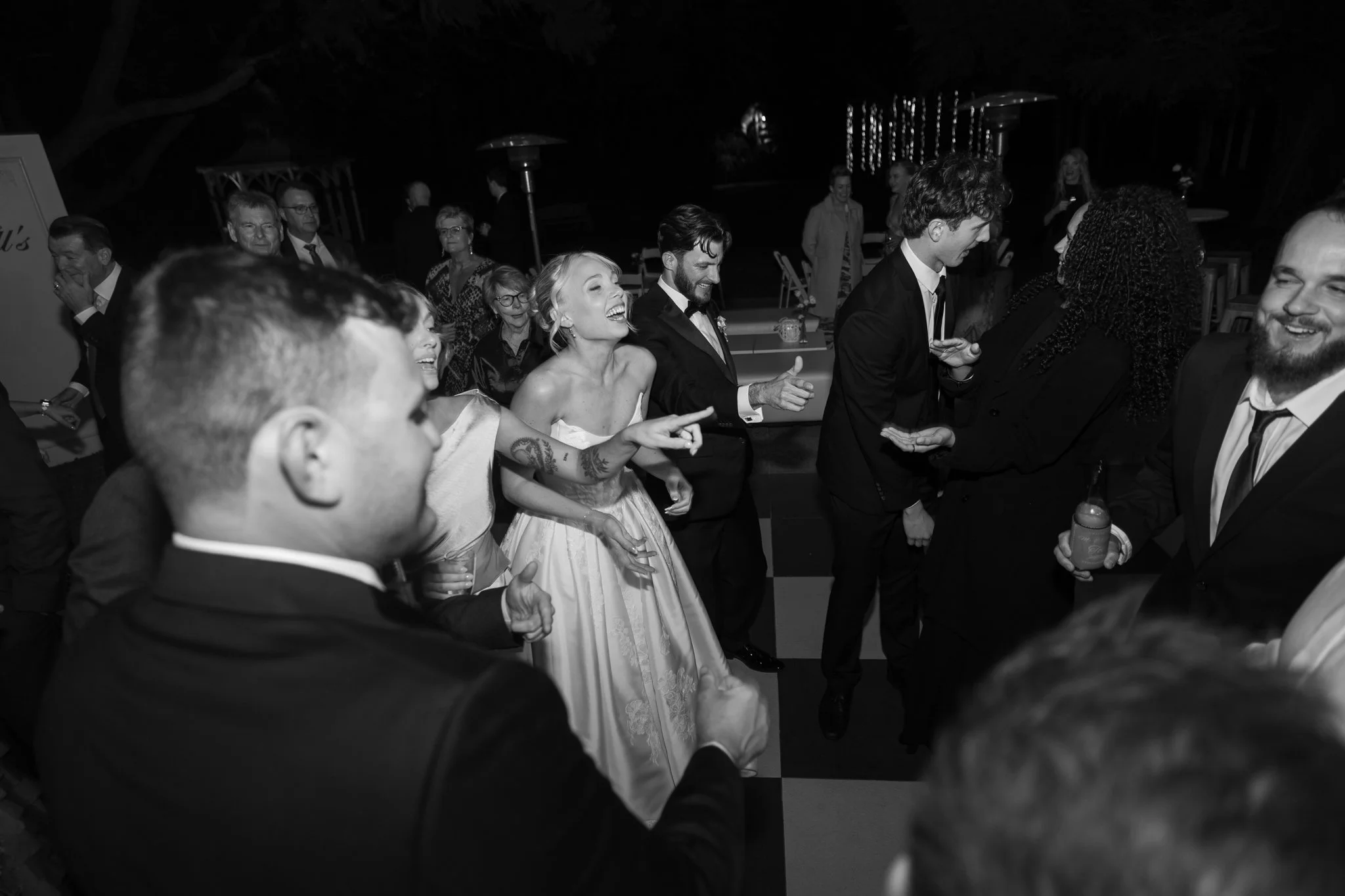The formalities are over and the celebration begins. A packed dance floor, endless laughter and unforgettable moments shared with family and friends at In The Grove.