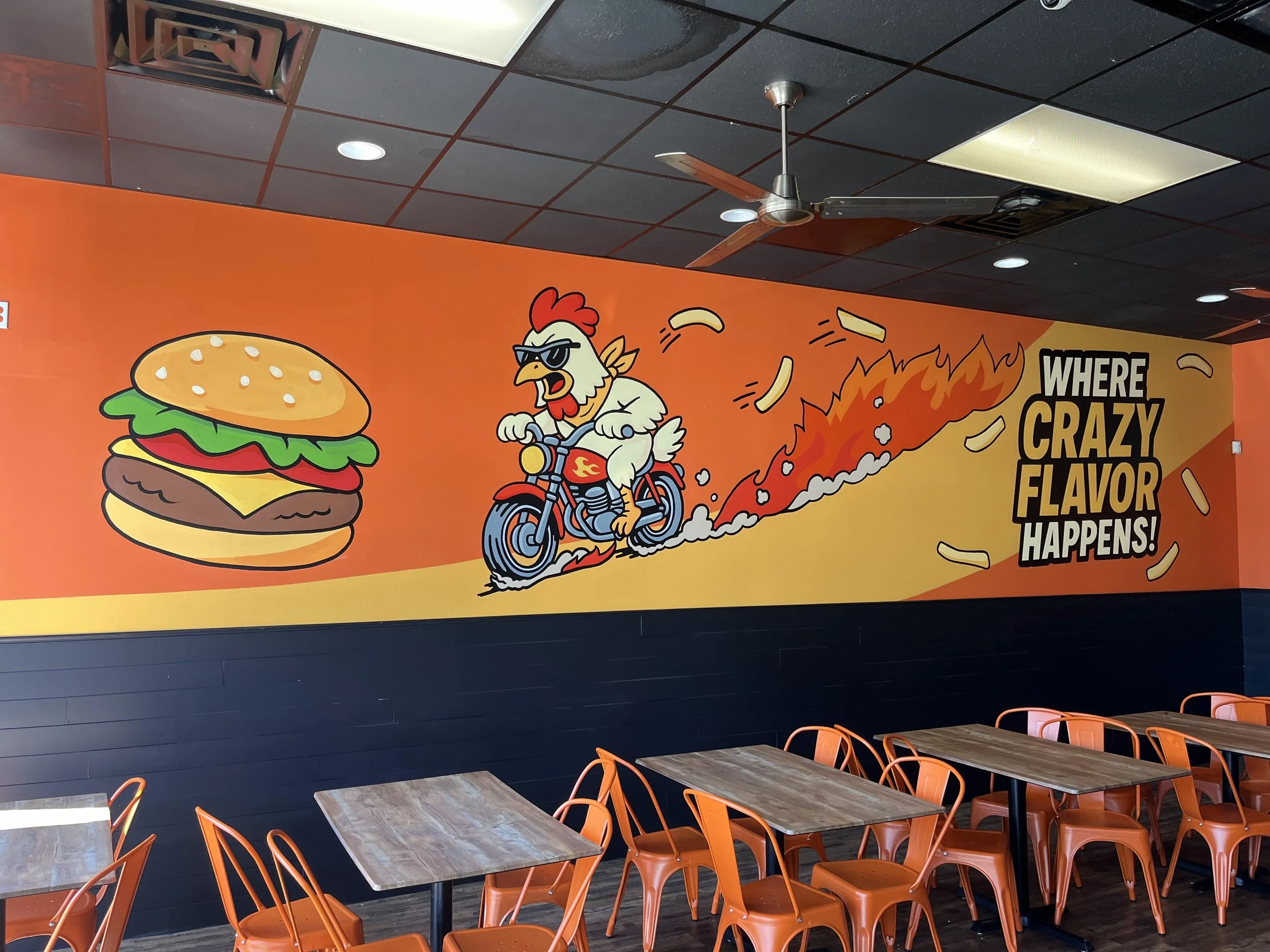 Geaux Philly mural in Hammond