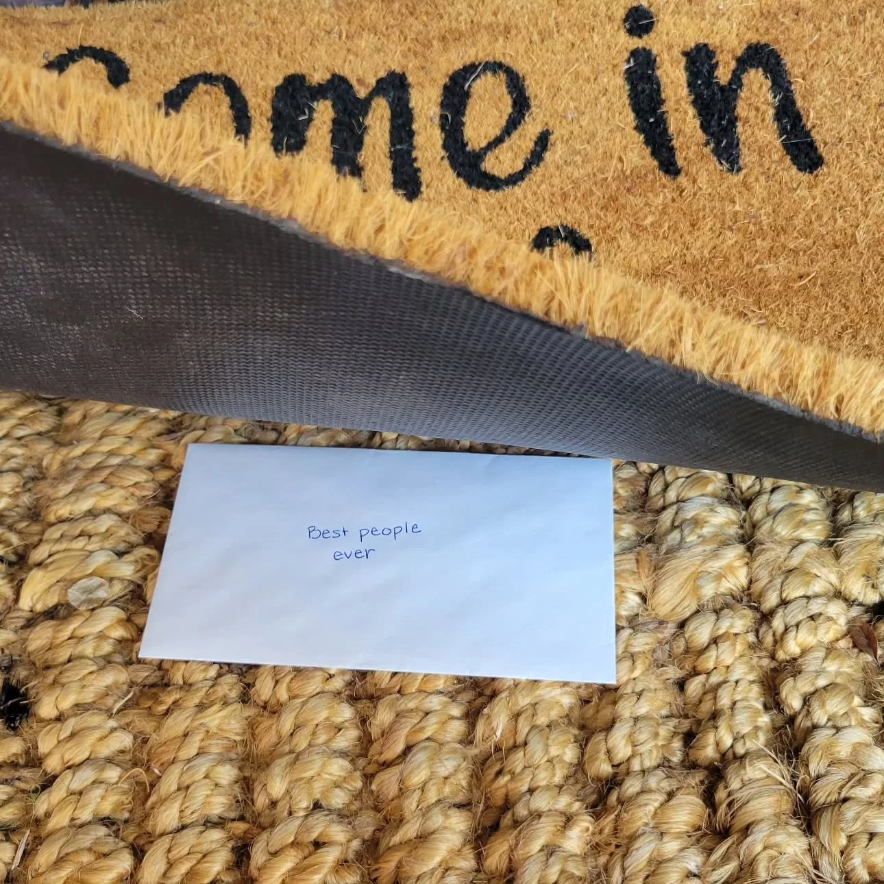 Thinking of my endless blessings today and this sweet customer is one of them. We replaced some plants that had died, buried the downspouts and top dressed the mulch and she left the sweetest note. 
#grateful #blessed #landscapinglindsay  #landscapin