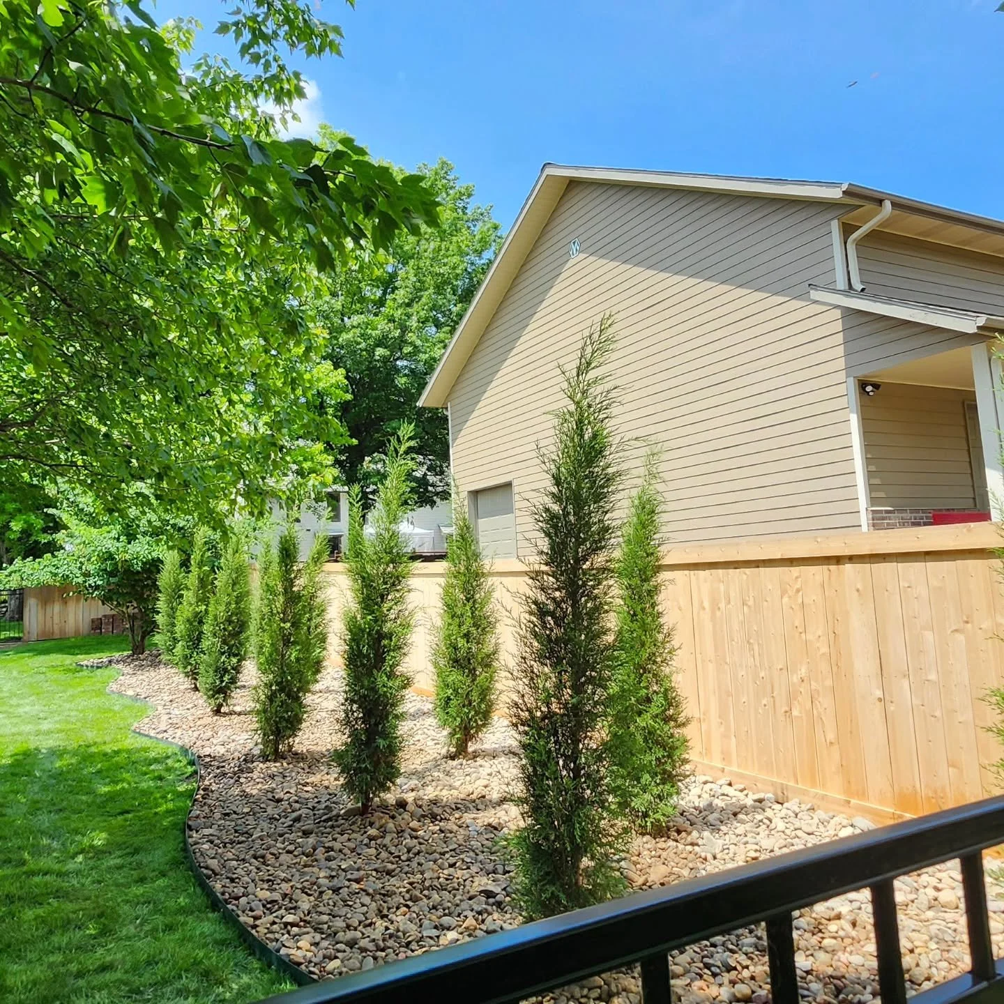 13 junipers + 11 tons of egg rock = tired but happy company!