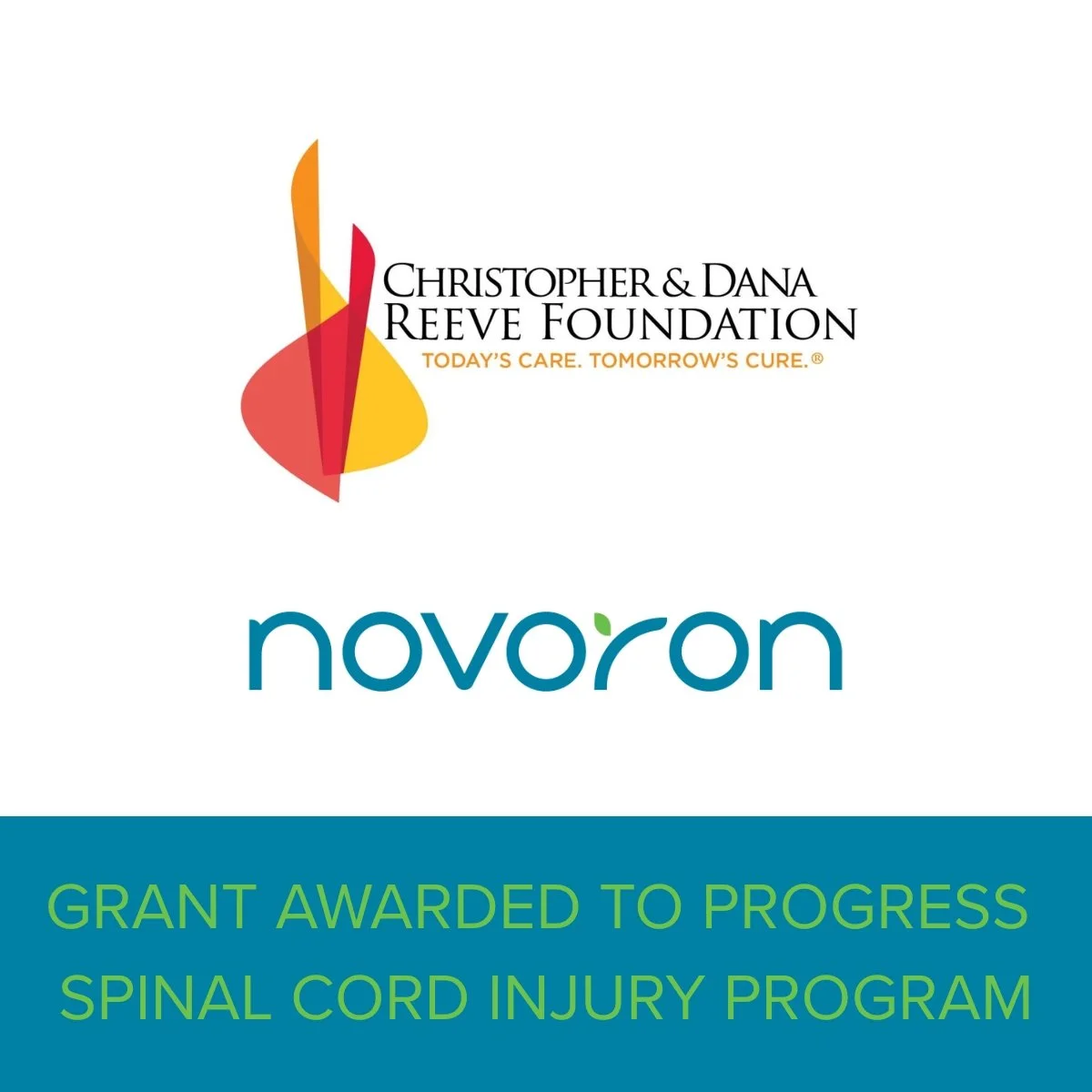 Novoron Bioscience Awarded Christopher &amp; Dana Reeve Foundation Grant