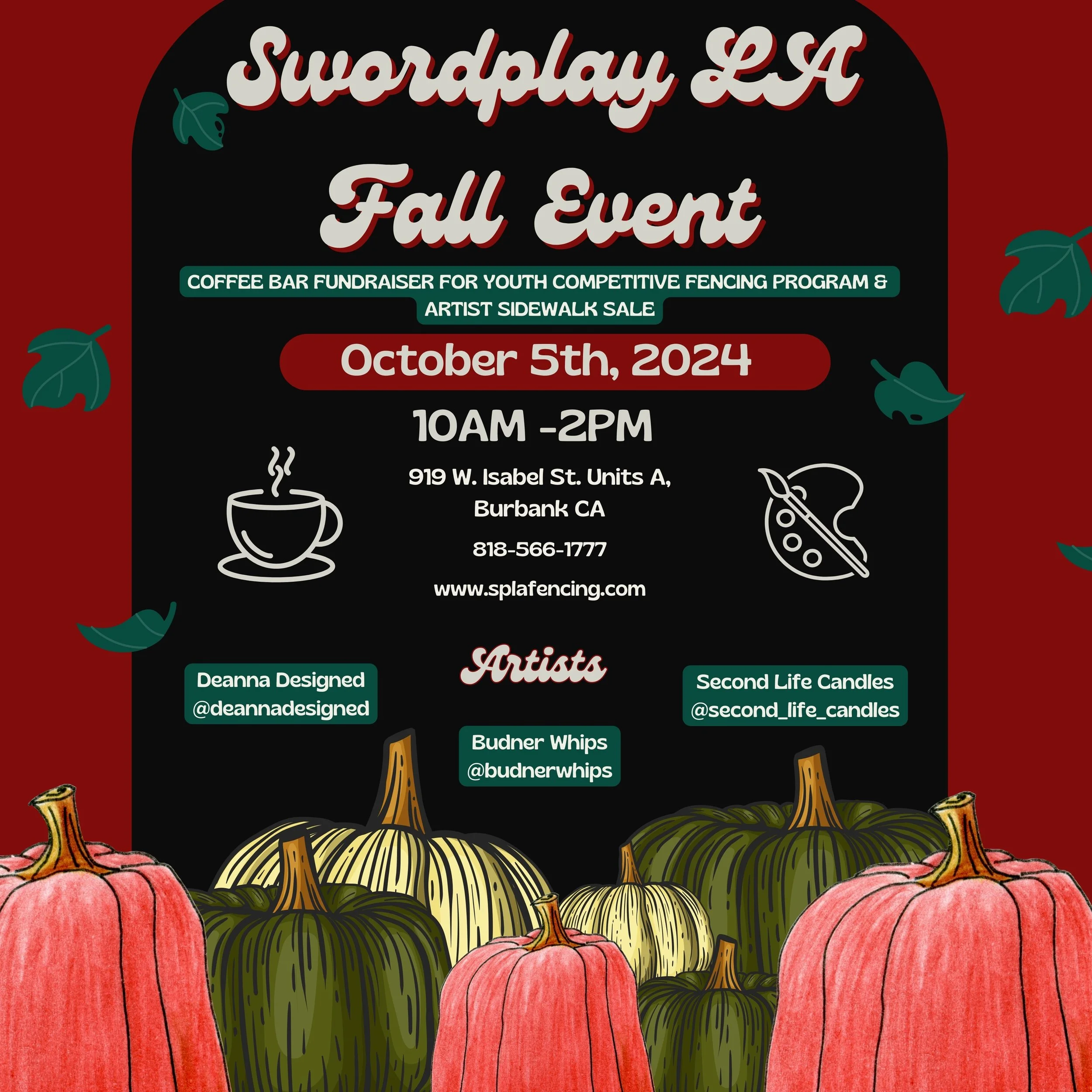 Coffee Bar & Artist Sidewalk Sale