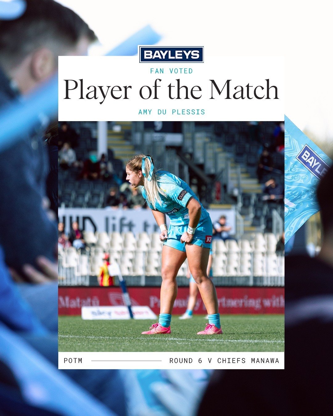 Your Bayleys fan voted Player of the Match for our final game of 2024 is Amy du Plessis!

Thanks to @bayleys.canterbury for the amazing support this season