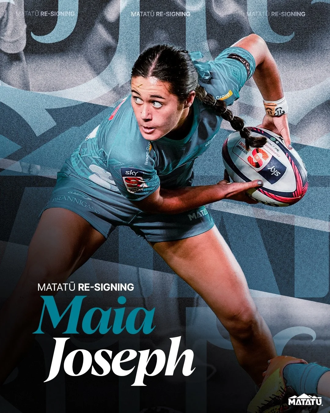 Locked In 🔒 

Kicking off our Squad Launch with a BANG 💥 
Maia Joseph is back for Matatū in 2026 and ready to make some waves!