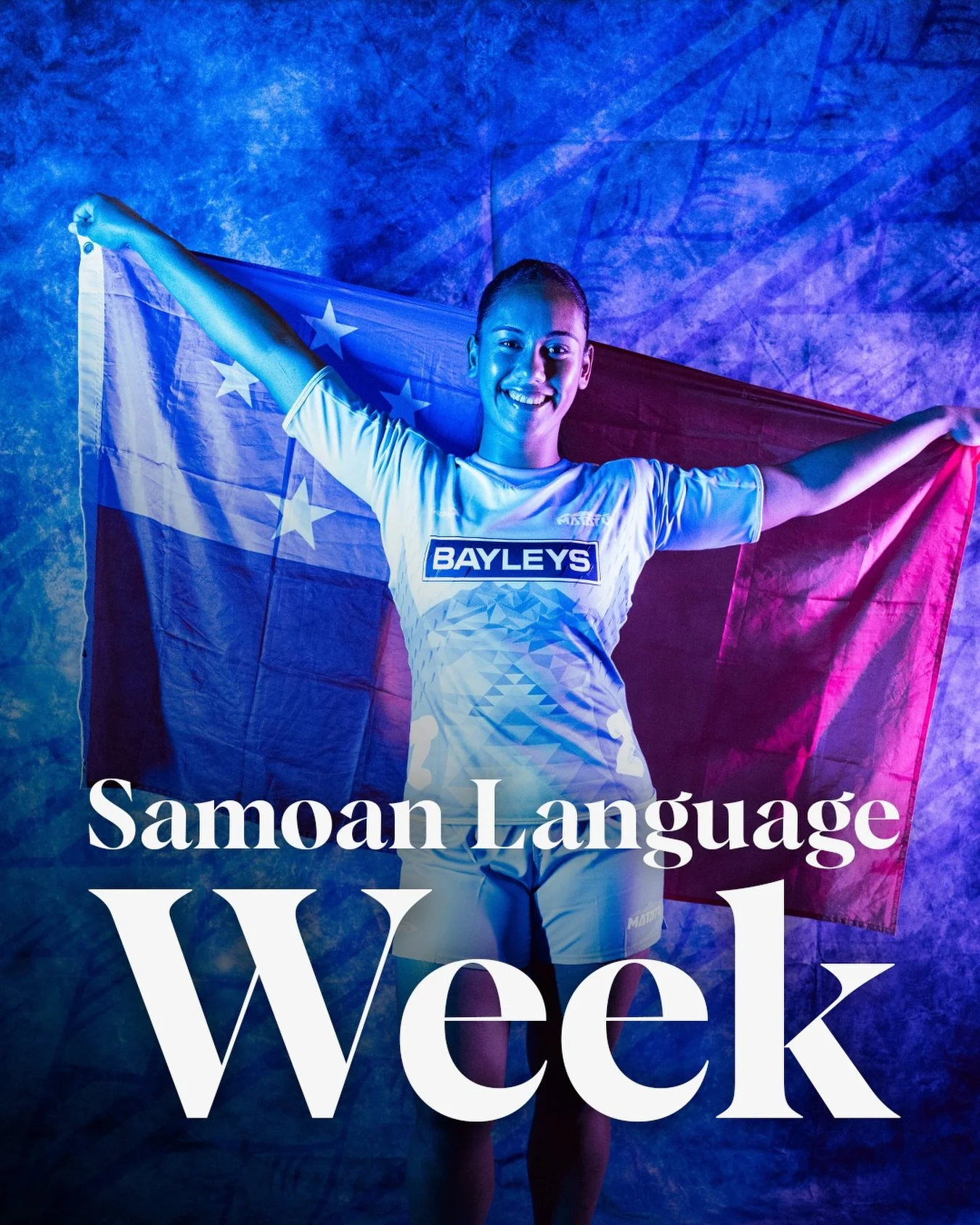 Welcome to Samoan Language Week 🇼🇸 🩵💜

Across the week we will be connecting with our athletes to celebrate Gagana Sāmoa (Samoan Language) 🏔️